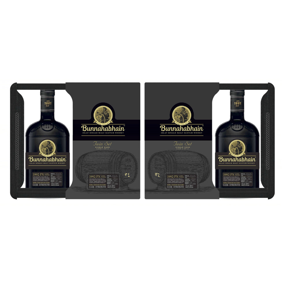 Bunnahabhain 1992/2019 PX Quarter Cask Twin Set #1 and #2