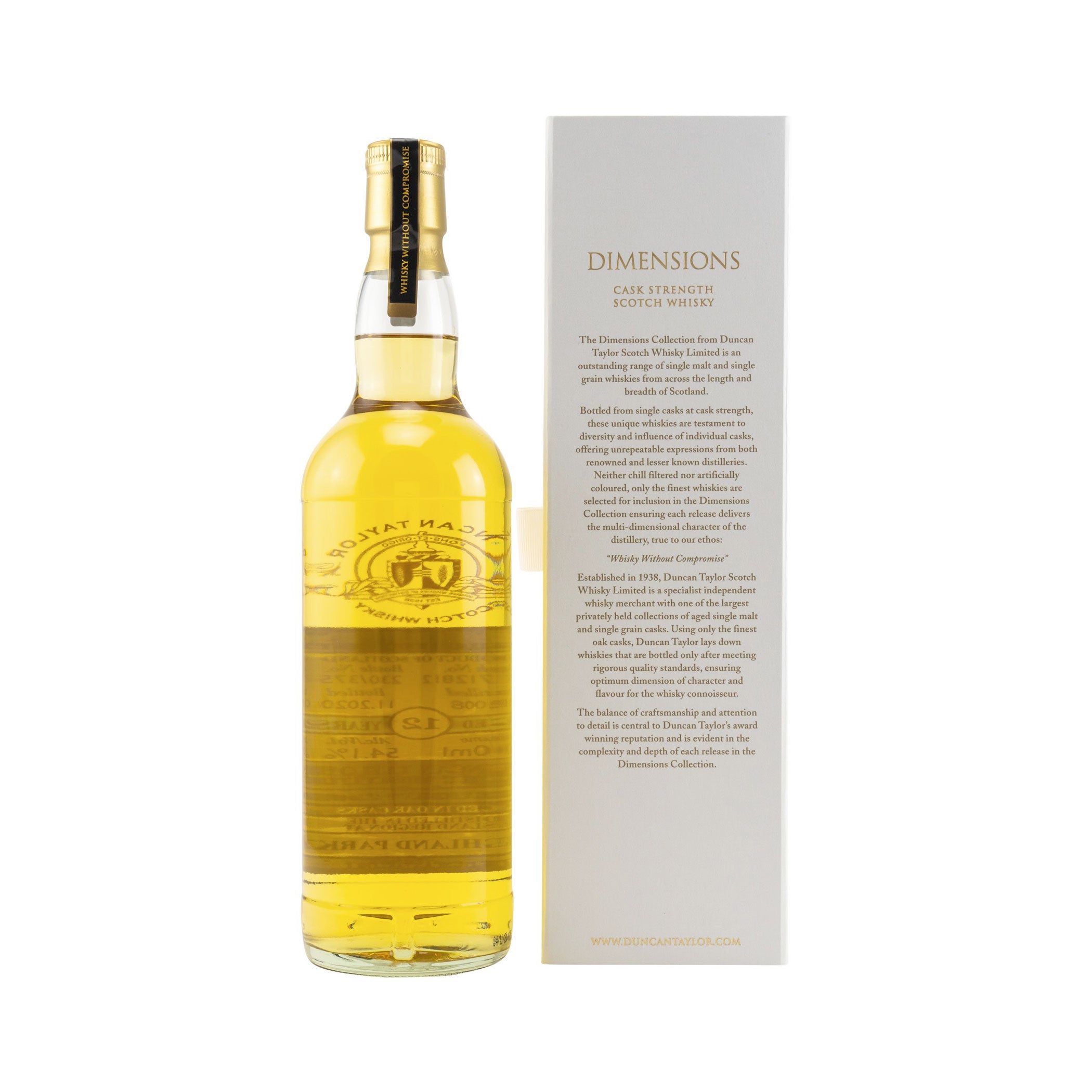 Highland Park 2008/2020 - 12 Jahre - #501712812 - Dimensions (Duncan Taylor)