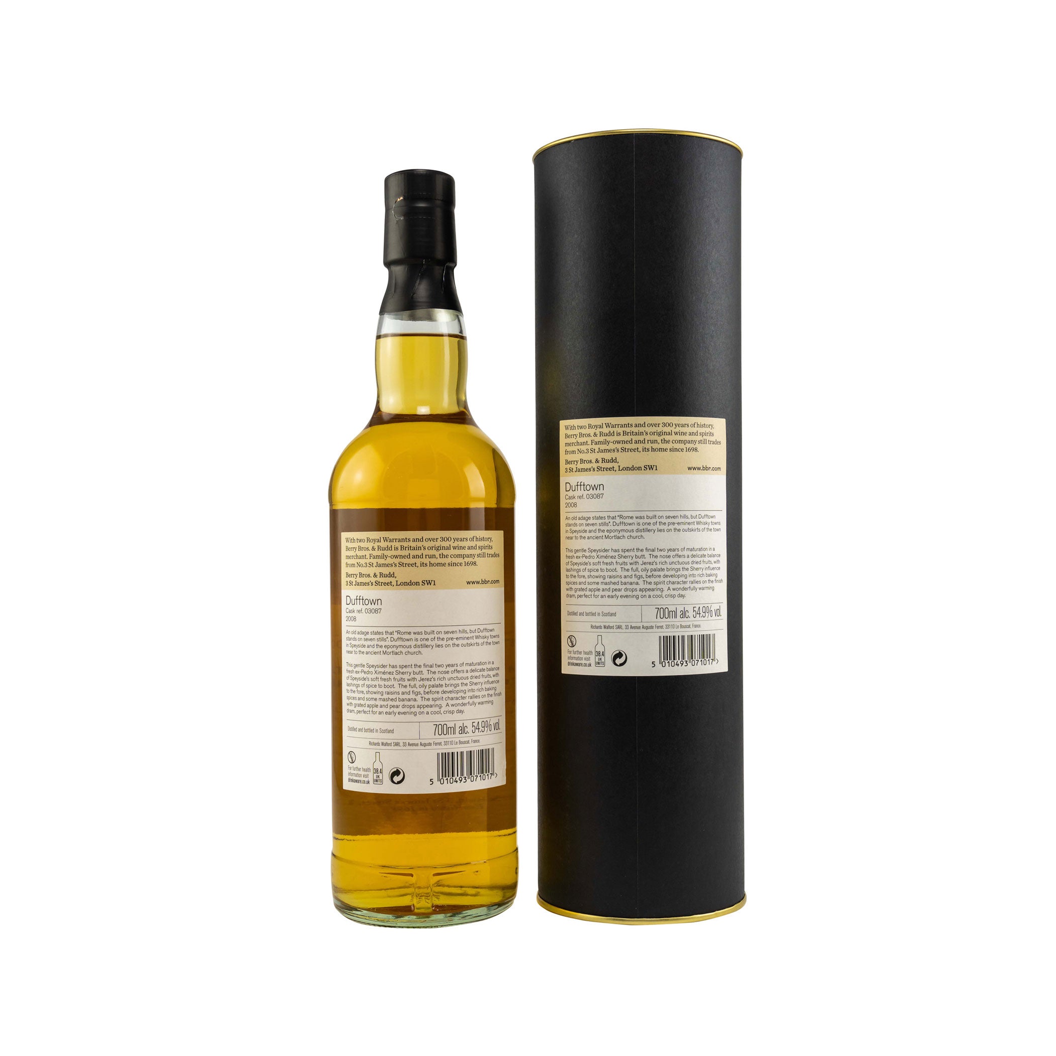 Dufftown 2008/2021 - 12 Jahre - #03087 (Berry Bros & Rudd)
