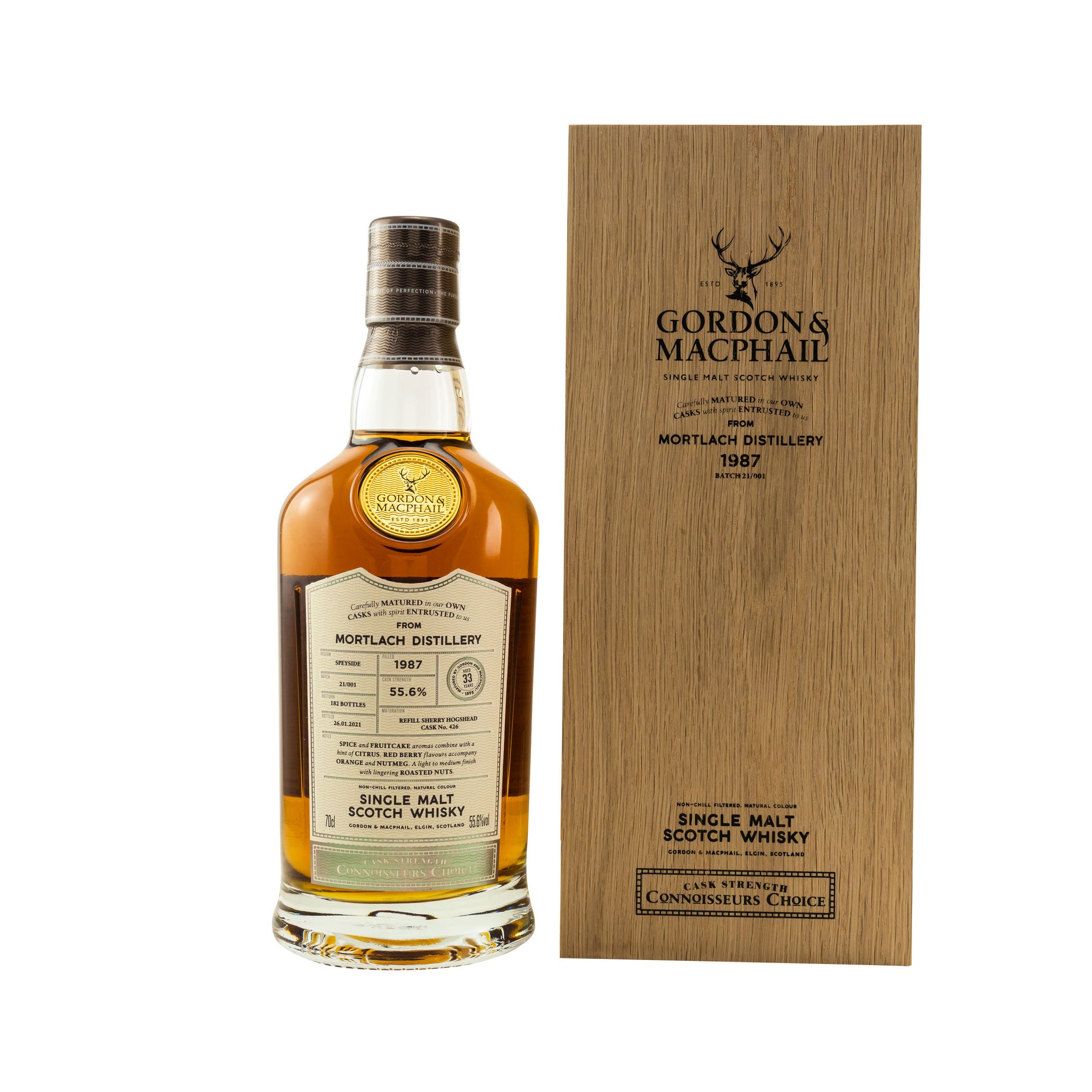 Mortlach 1987/2021 Gordon&Macphail Connoisseurs Choice Cask Strength #21/001