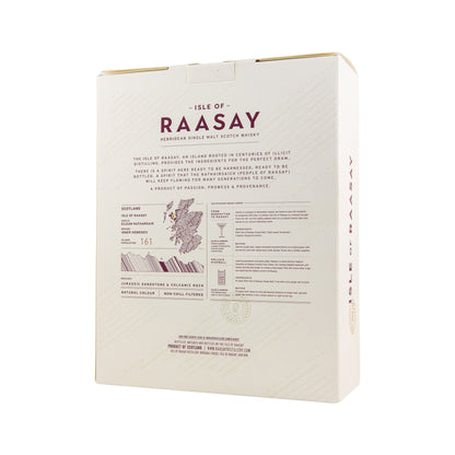Isle of Raasay Single Malt Scotch Whisky - Batch R-02.1 mit 2 Glencairn Gläsern