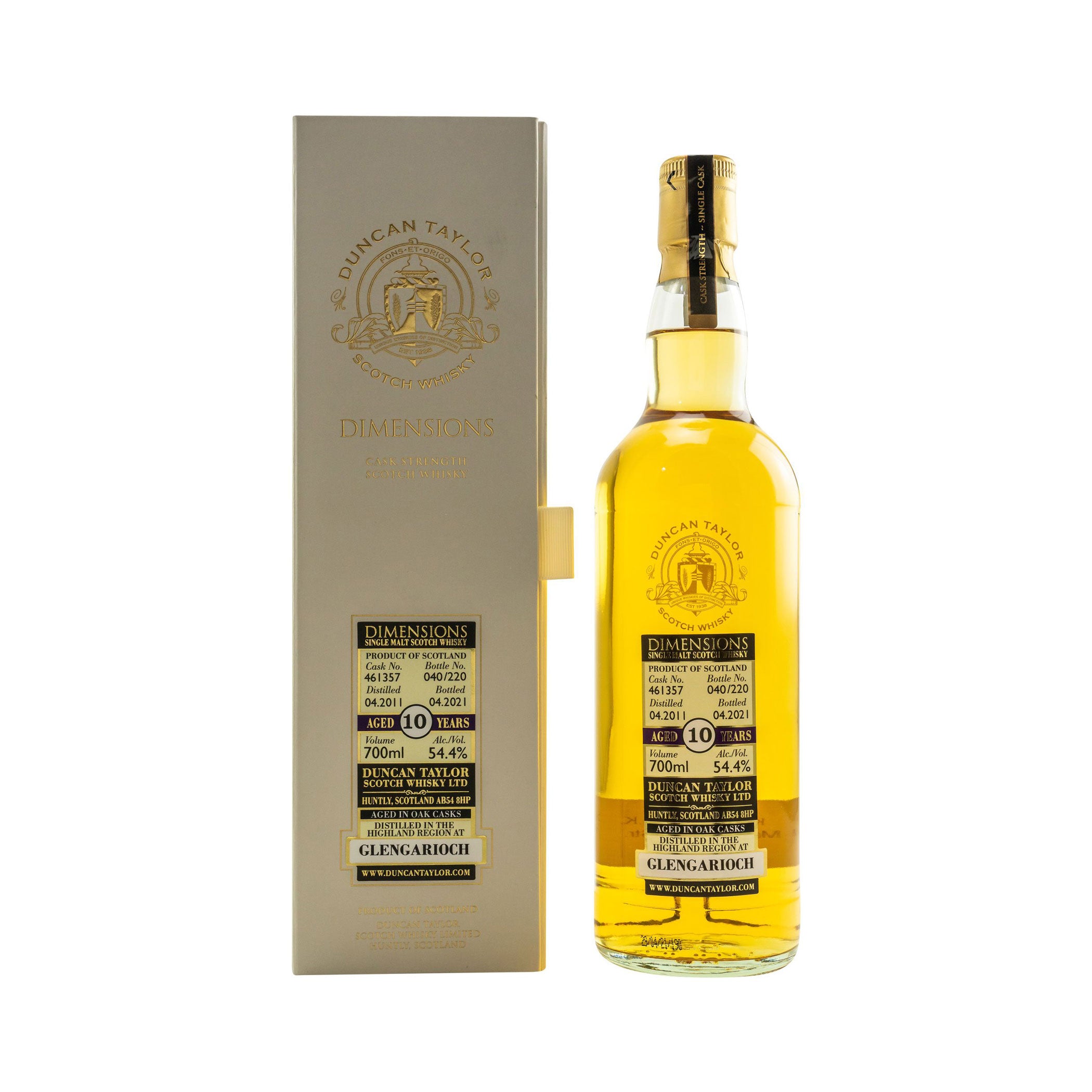 Glengarioch 2011/2021 - 10 Jahre #461357 - Dimensions (Duncan Taylor)