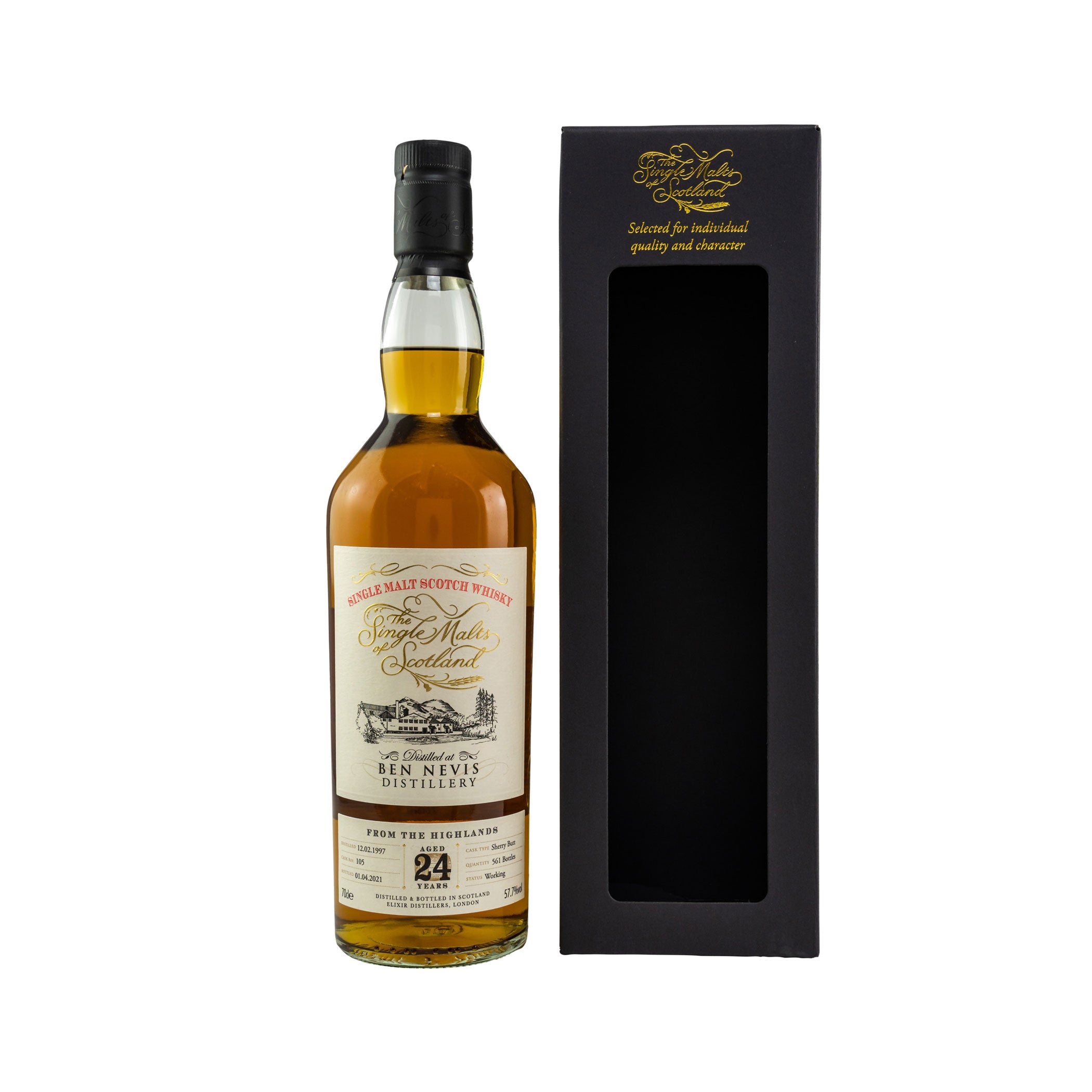 Ben Nevis 1997/2021 - 24 Jahre  The Single Malts of Scotland (SMoS)