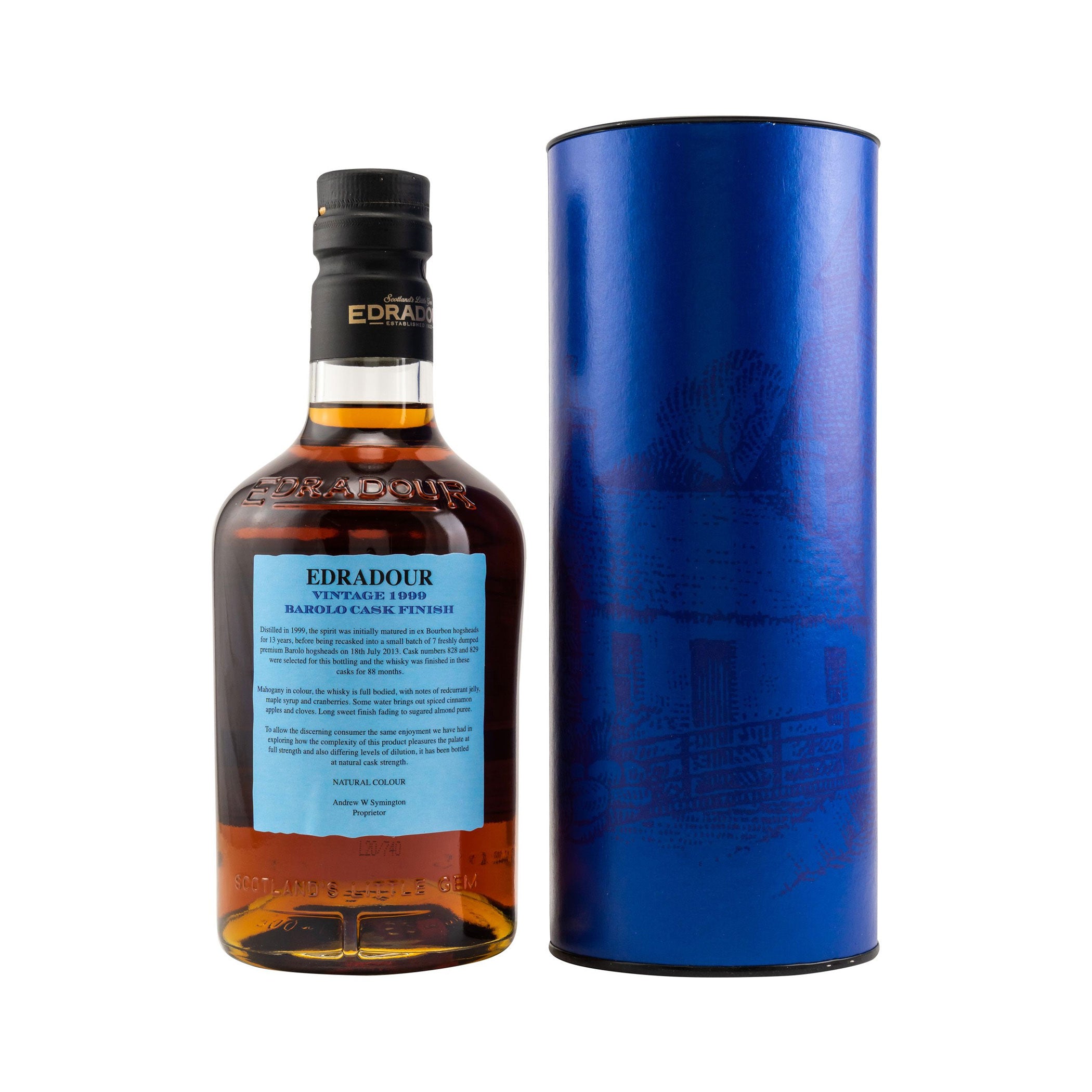 Edradour Vintage 1999 Barolo Cask Finish 21 Jahre