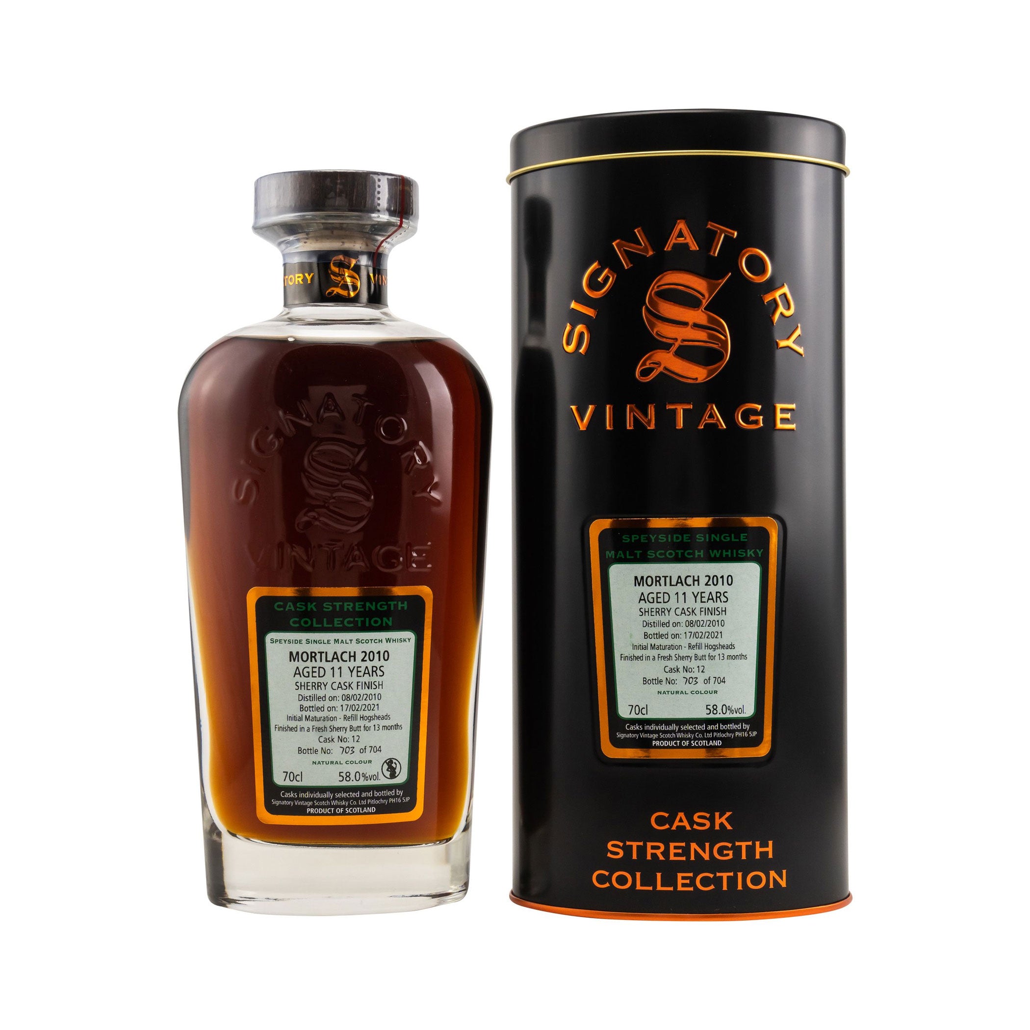Mortlach 2010/2021, 12 Jahre, Sig CS #12