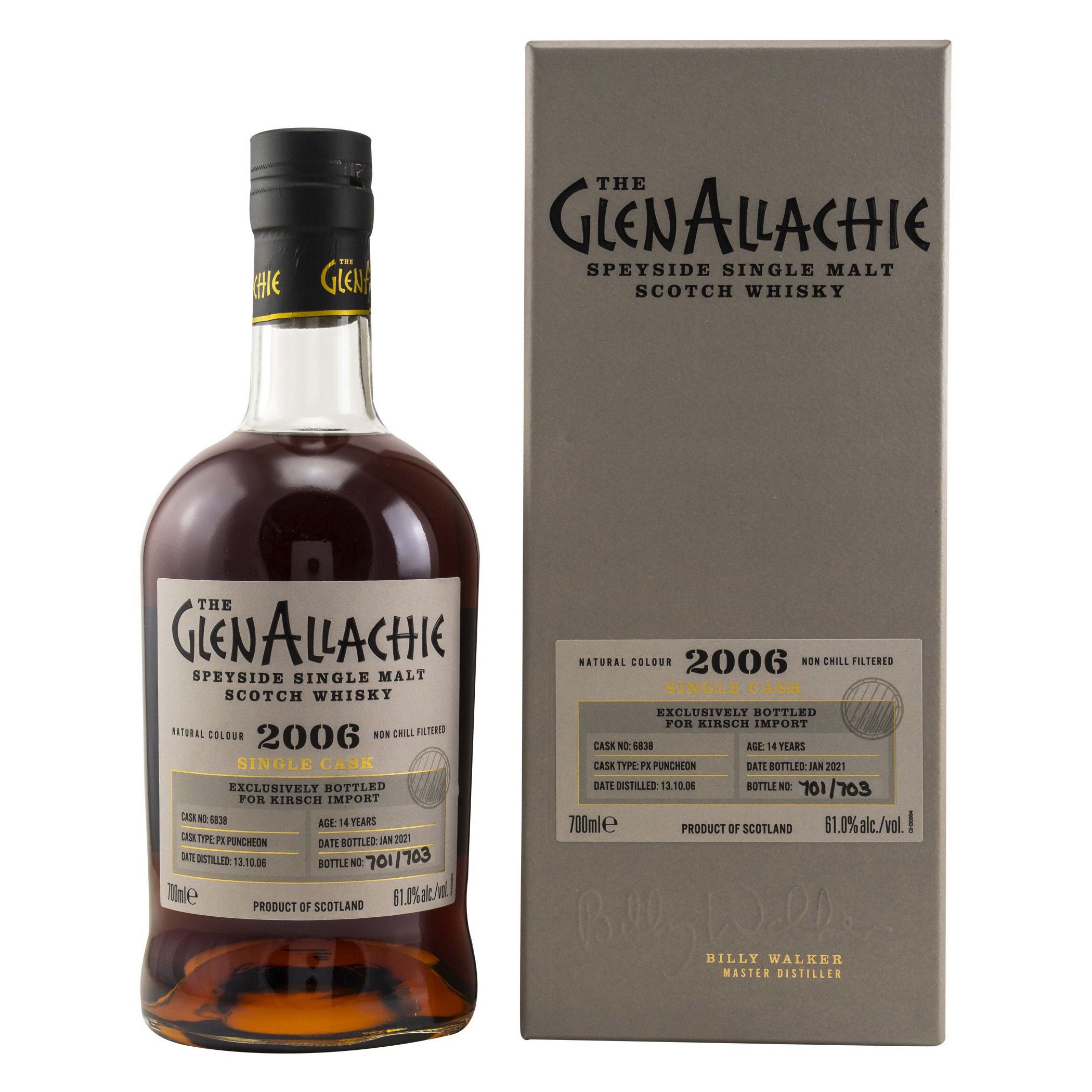 GlenAllachie 2006/2021 - 14 Jahre PX Puncheon - #6838