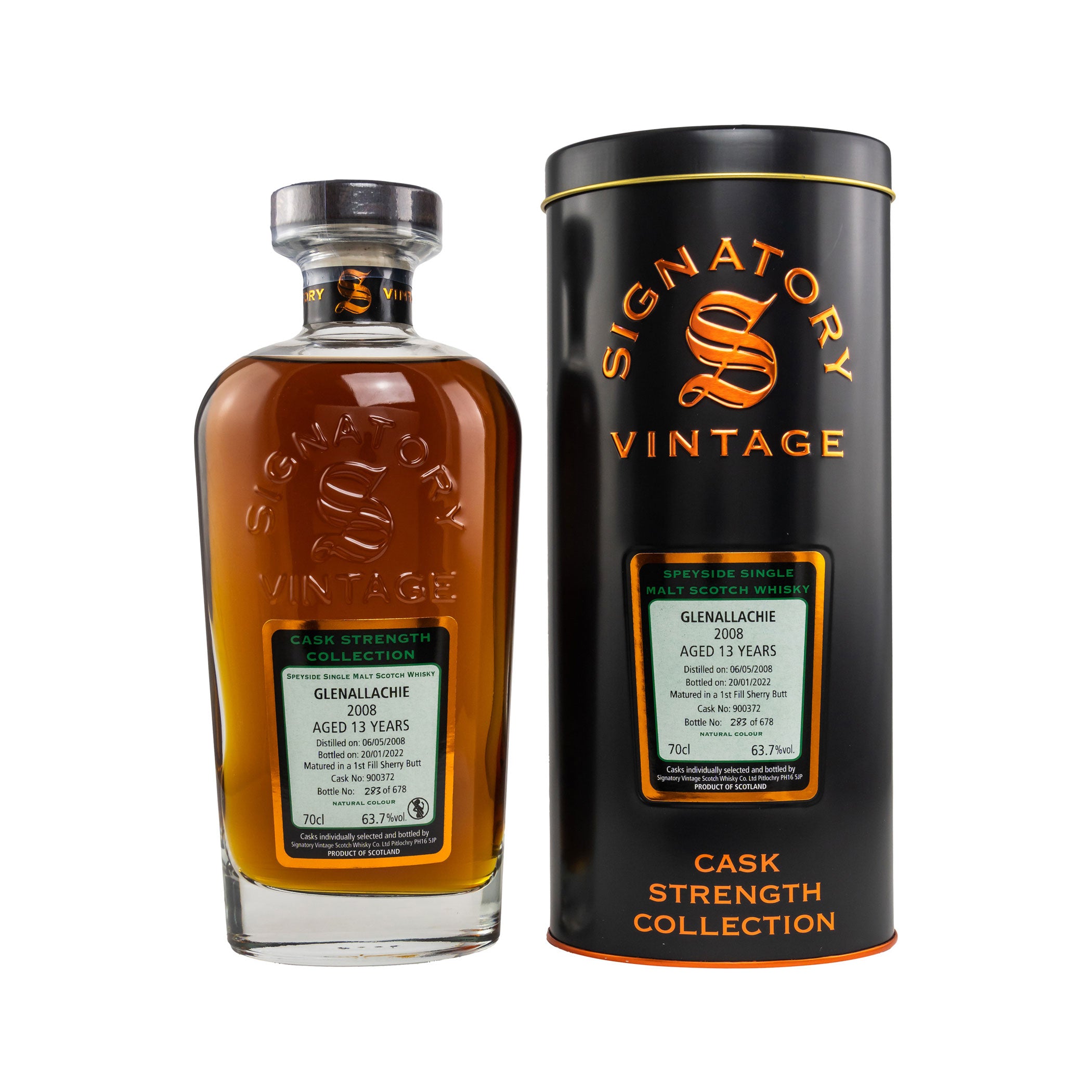 GlenAllachie 2008/2022 Signatory Vintage   CS #900372