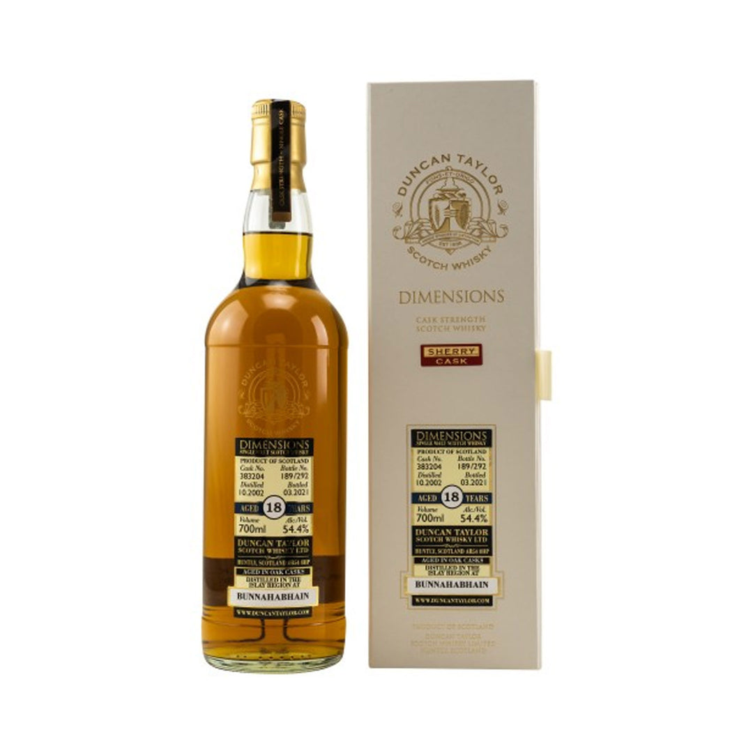 Bunnahabhain 2002/2021 - 18 Years Old #383204 - Dimensions (Duncan Taylor)