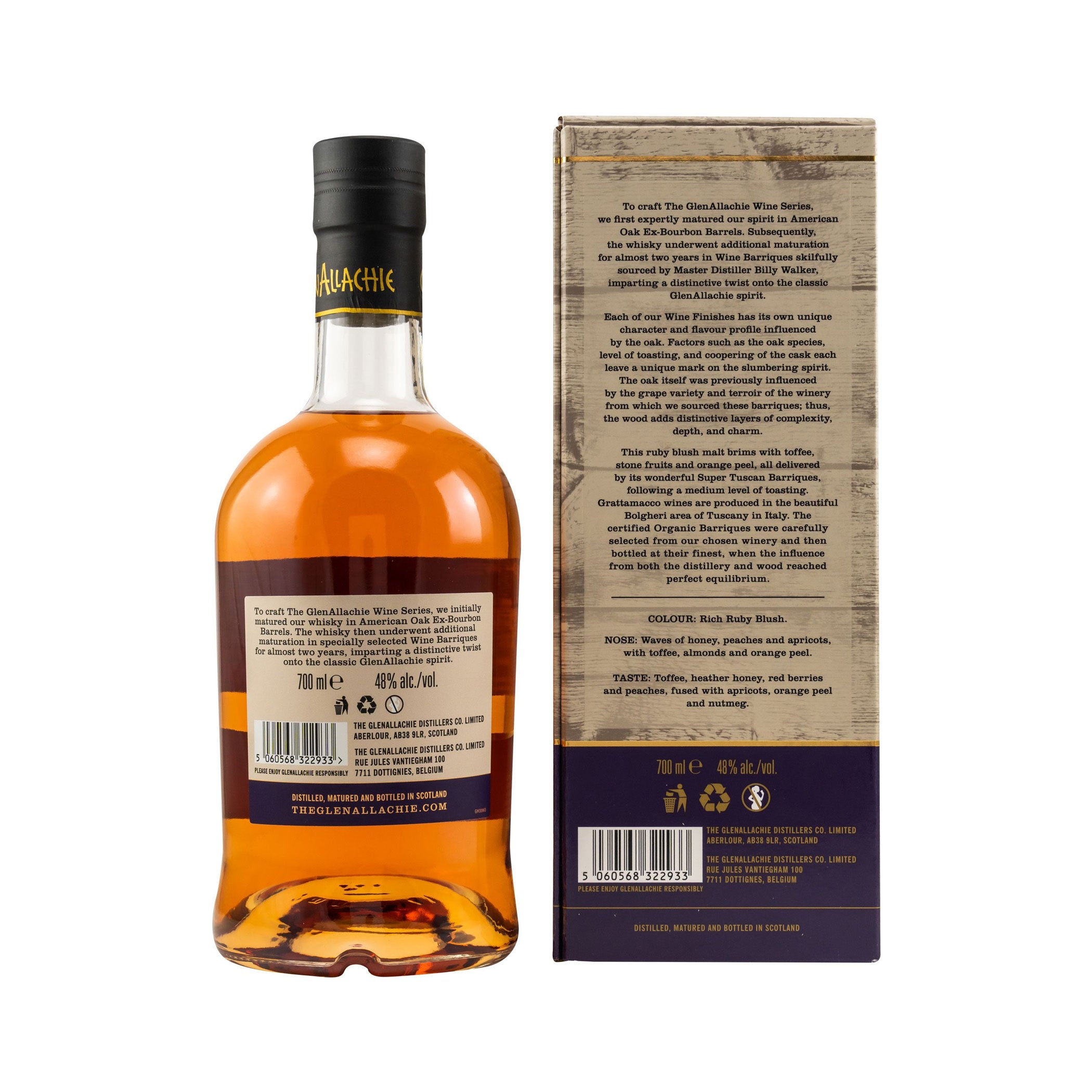 GlenAllachie 11 Jahre. Gratamacco Wine Finish