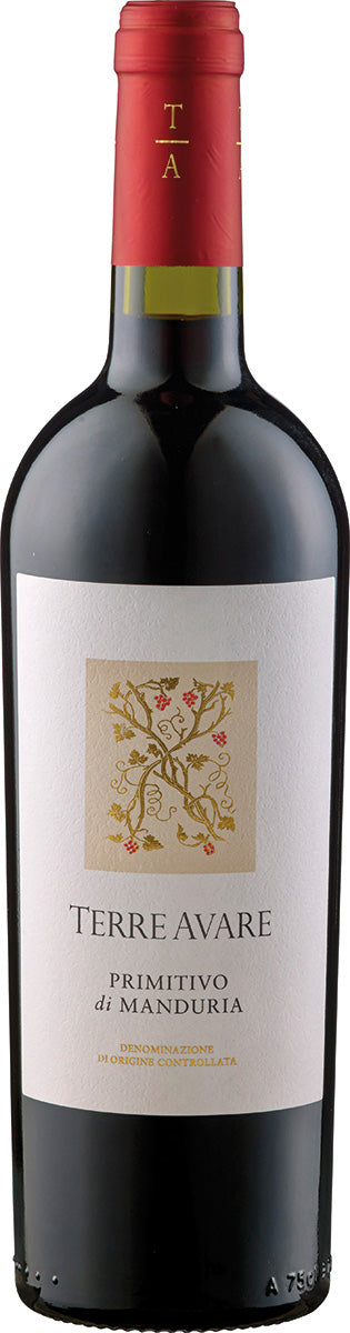 2021 Terre Avare Primitivo di Manduria DOC Terre Avare Apulien/Italien 0,75 l