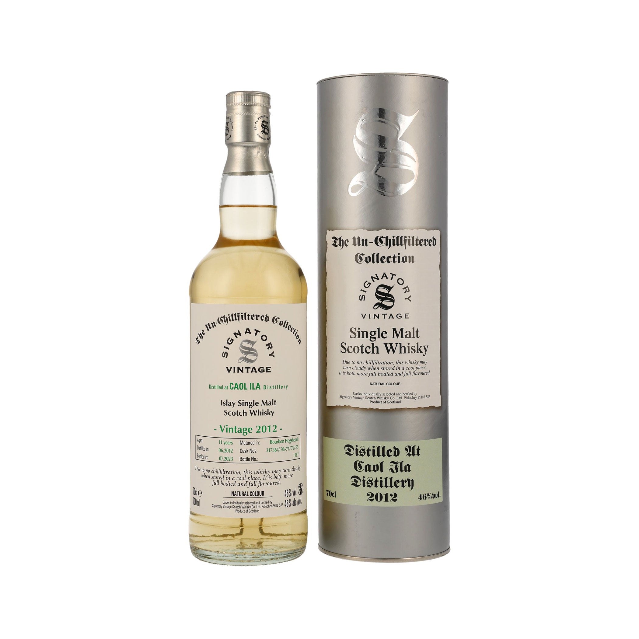 Caol Ila 2012/2023 Signatory Vintage  Single Malt Scotch Whisky