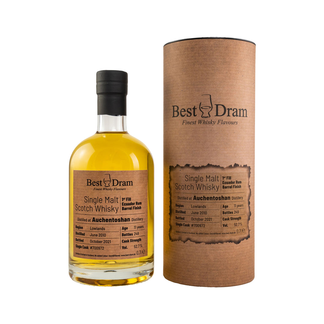 Auchentoshan 2010/2021 - 11 Jahre - 1st Fill Rum Barrel #700972 - Best Dram