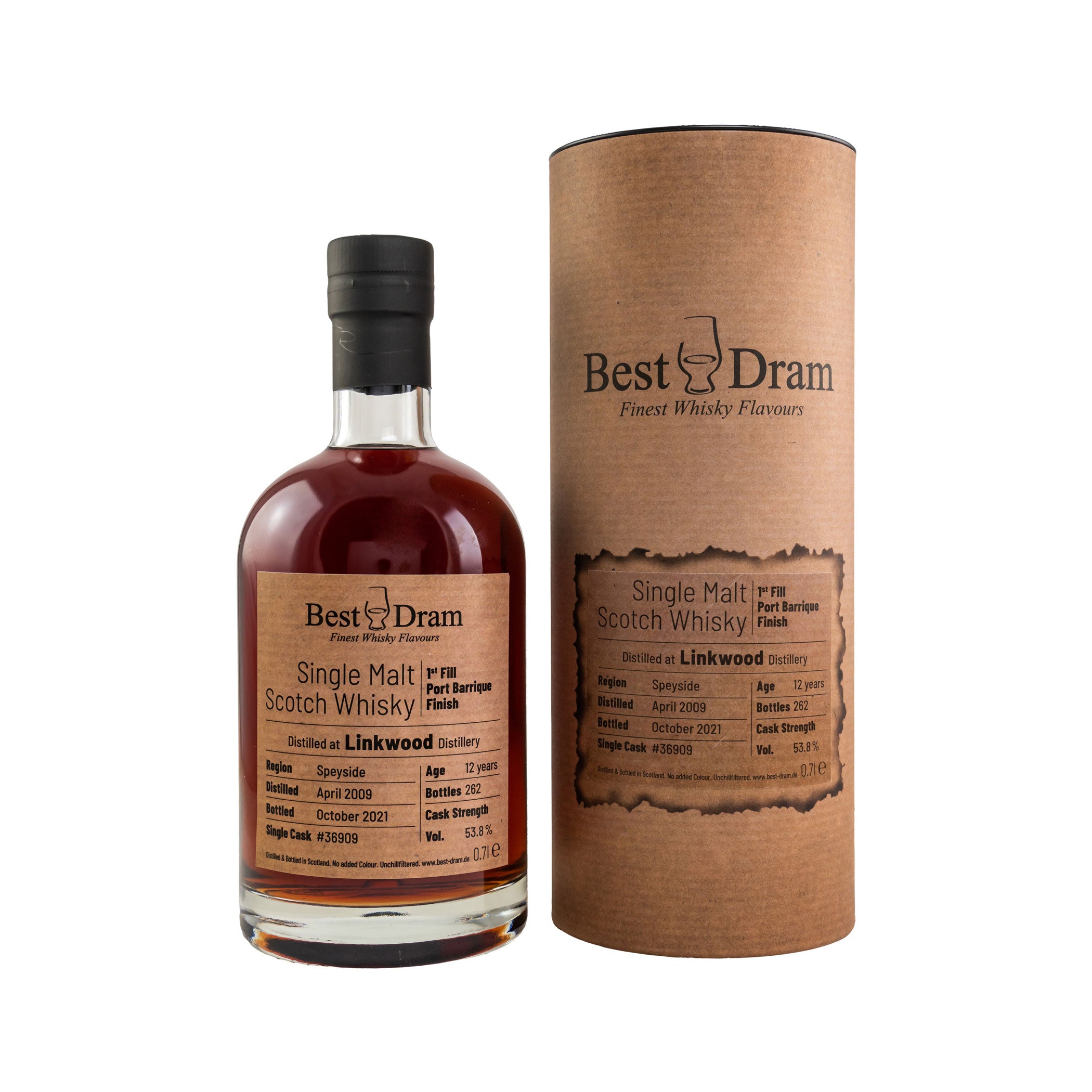 Linkwood 2009/2021 - 12 Jahre - 1st Fill Ruby Port #36909 - BestDram