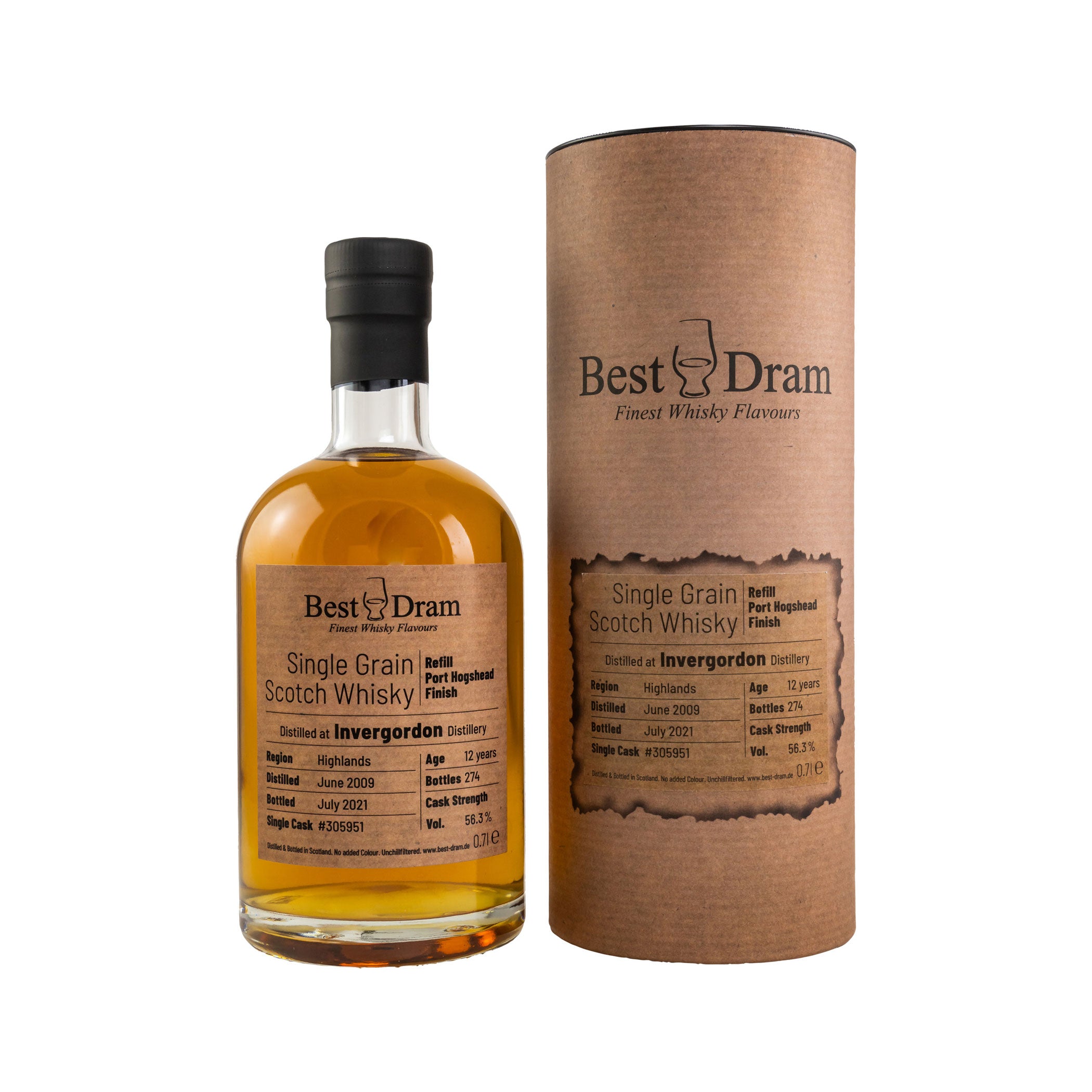 Invergordon 2009/2021 - 12 Jahre - Refill Port Cask #305951 - Best Dram