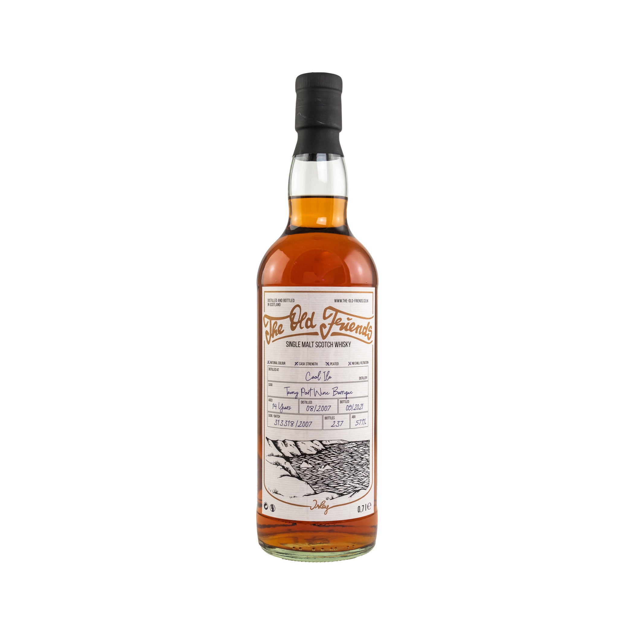 Caol Ila 2007/2021 - 14 Jahre - #313318/2007 (The Old Friends) - Whisky Druid