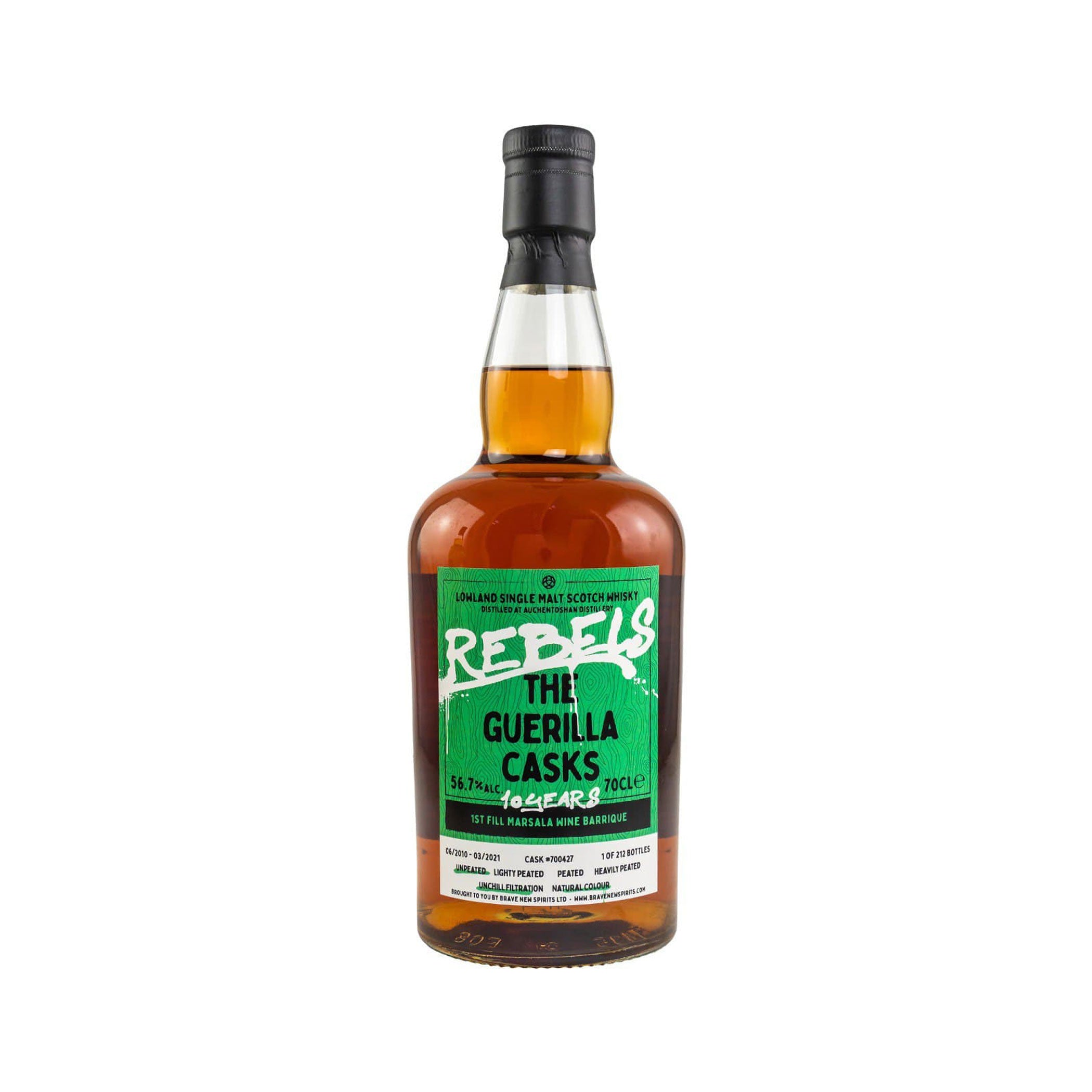 Auchentoshan 2010/2021 - 10 Jahre - Rebels - The guerilla casks #700427