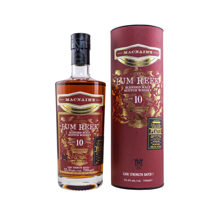 MacNairs Lum Reek 10 Jahre - Torf &amp; Frucht – fassstark vereint - Cask Strength