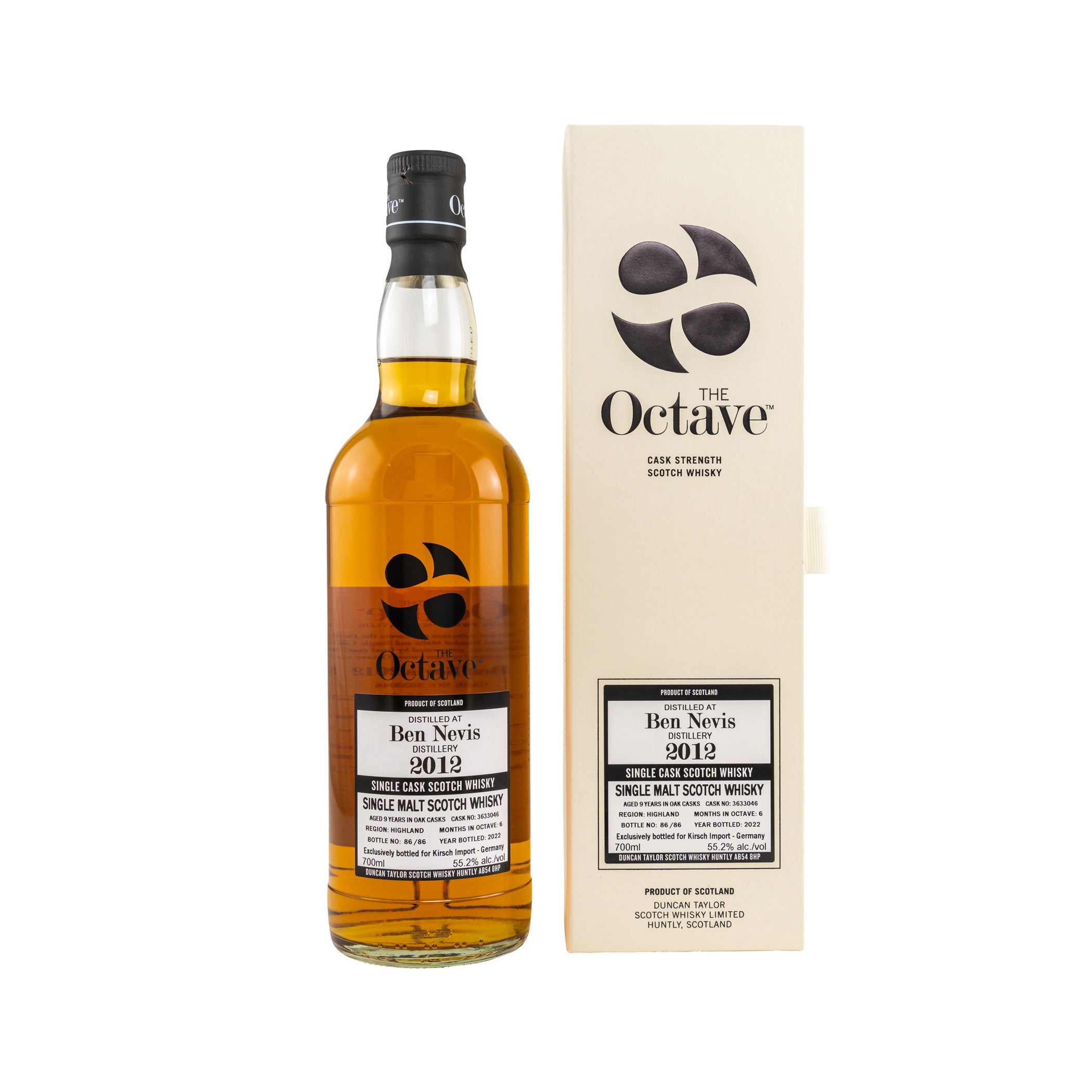Ben Nevis 2012/2022 - 9 Years Old - Single Cask #3633046 - Octave - Duncan Taylor