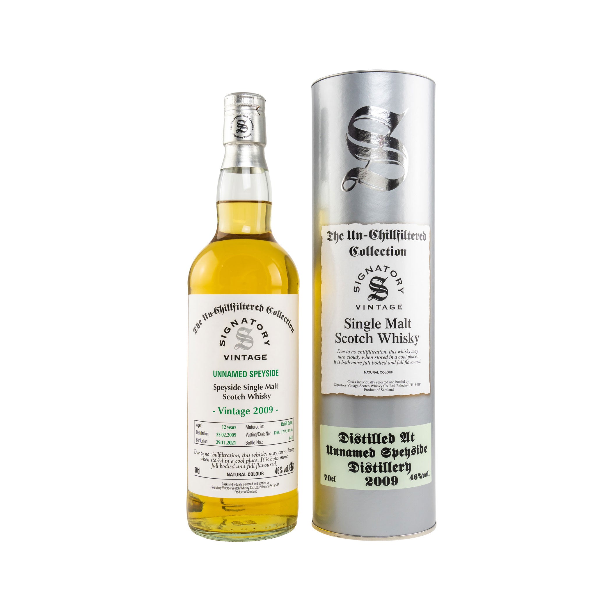 Unnamed Speyside 2009/2021 Signatory Vintage un-chill #Dru 17/A197 #6