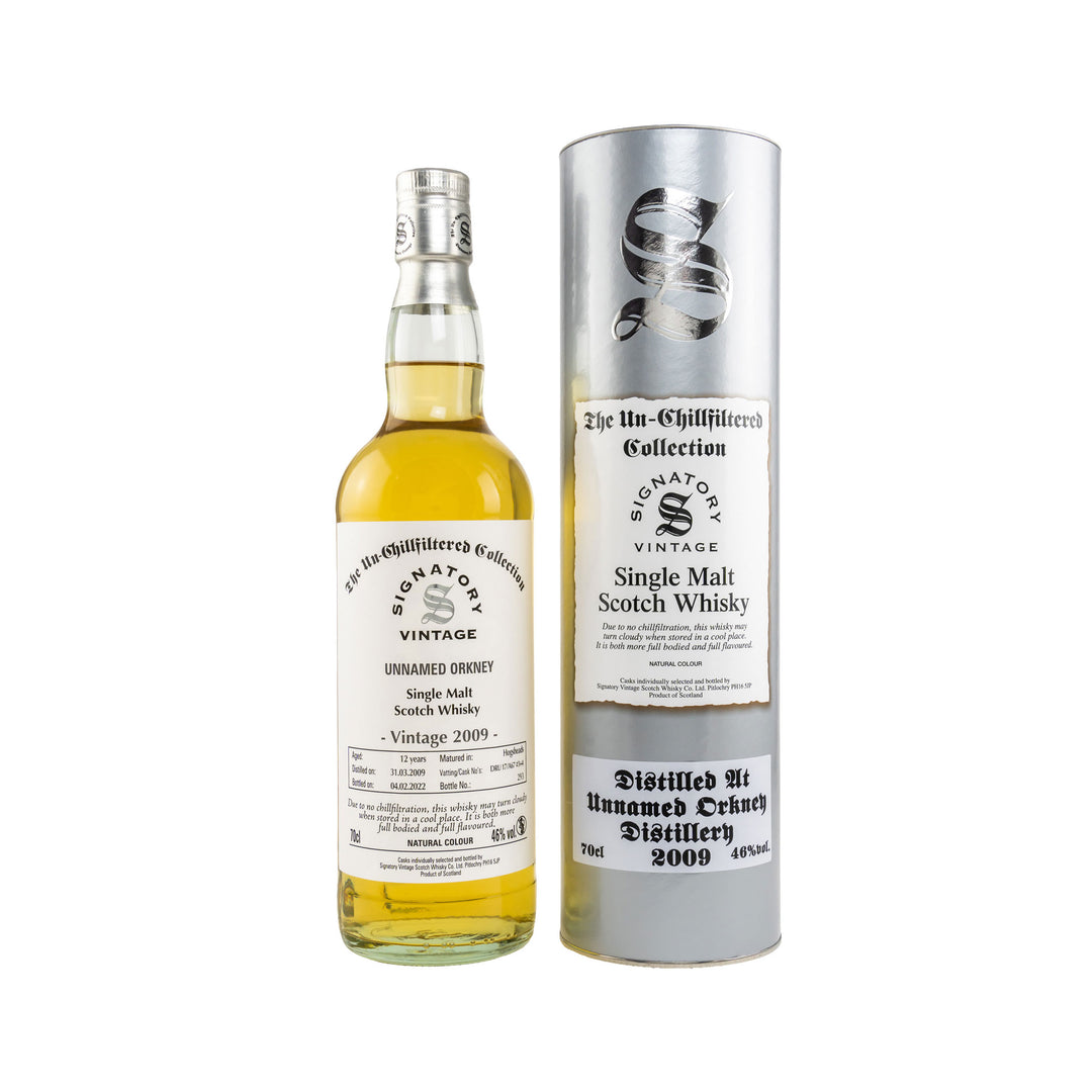 Unnamed Orkney 2009/2022 - 12 Years Old No. DRU 17/A67 #3+4 The Un-Chillfiltered Collection - Signatory