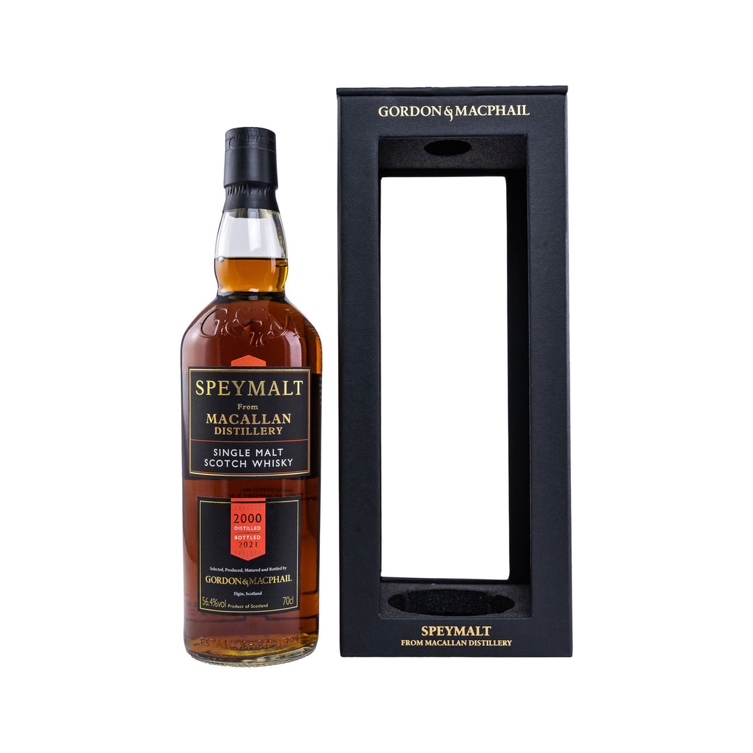 Speymalt from Macallan Distillery 2000/2021 - Selected, produced, matured, and bottled by Gordon & MacPhail