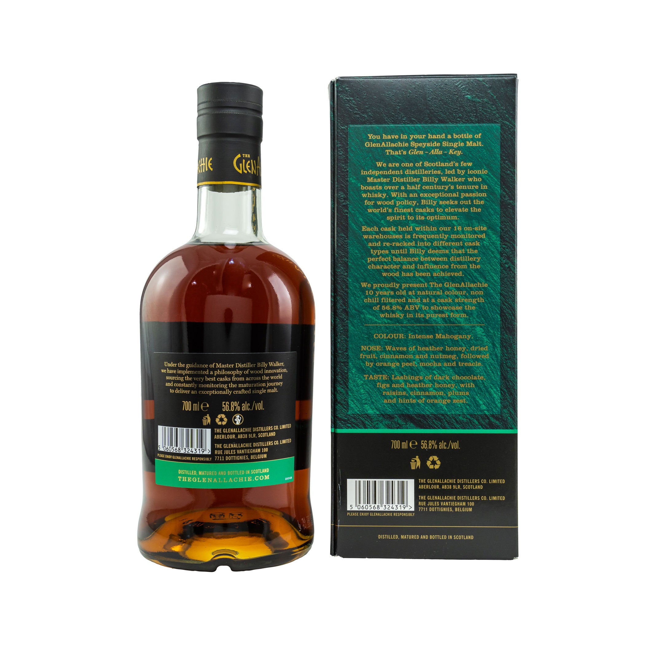 GlenAllachie 10 Jahre Cask Strength Batch 7, Speyside Single Malt Scotch Whisky