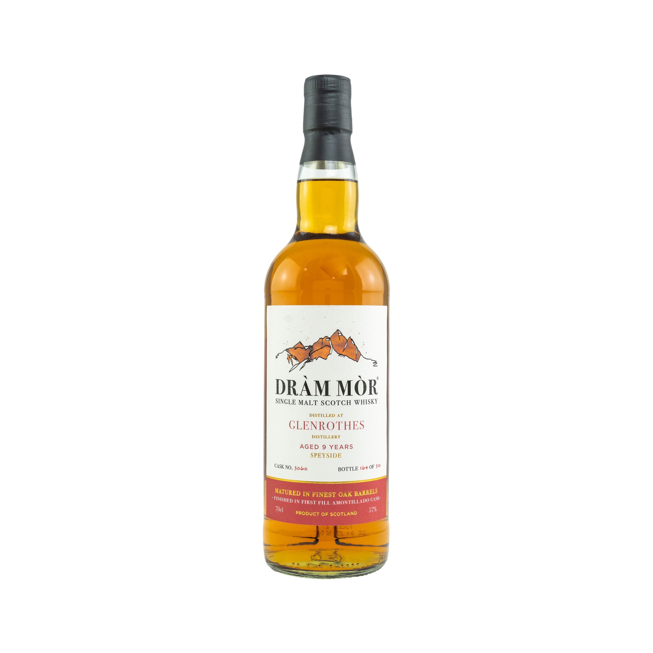 Glenrothes 9 Jahre 1st Fill Amontillado Cask - #3060 - Dram Mor