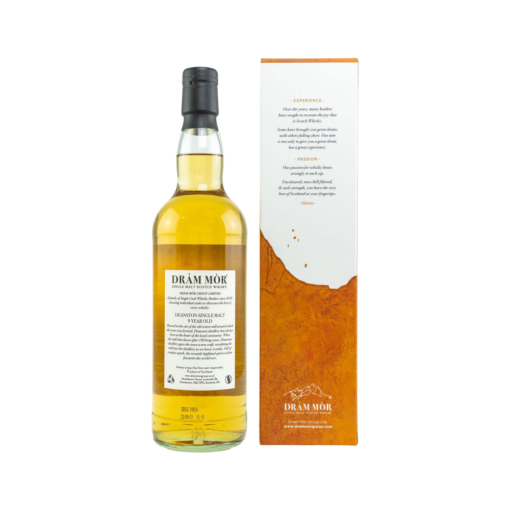 Deanston 9 Year Old - Malvasia Madeira Cask #95 - Single Cask - Dram Mor - Single Malt Whisky