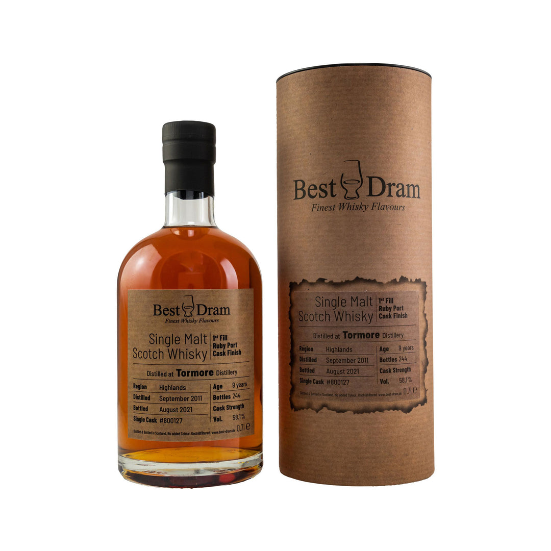 Tormore 2011/2021 - 9 Jahre - 1st Fill Ruby Port #800127 (Best Dram)