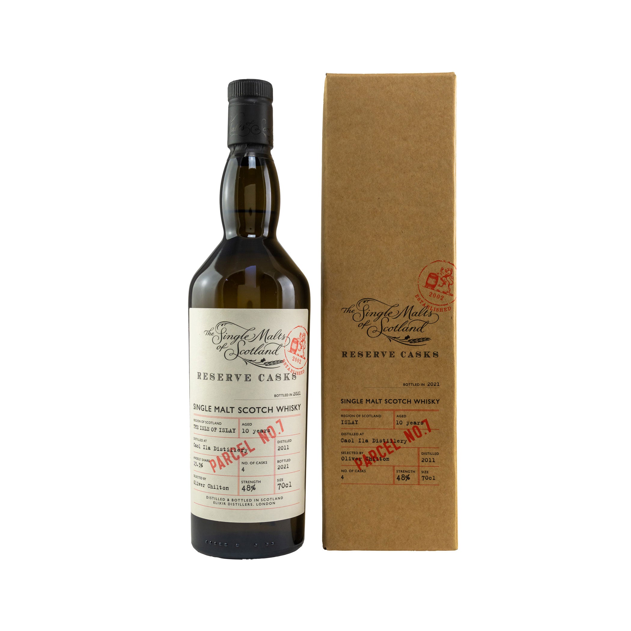 Caol Ila 2011/2021 - 10 Jahre Parcel No. 7 Reserve Casks -Single Malts of Scotland-