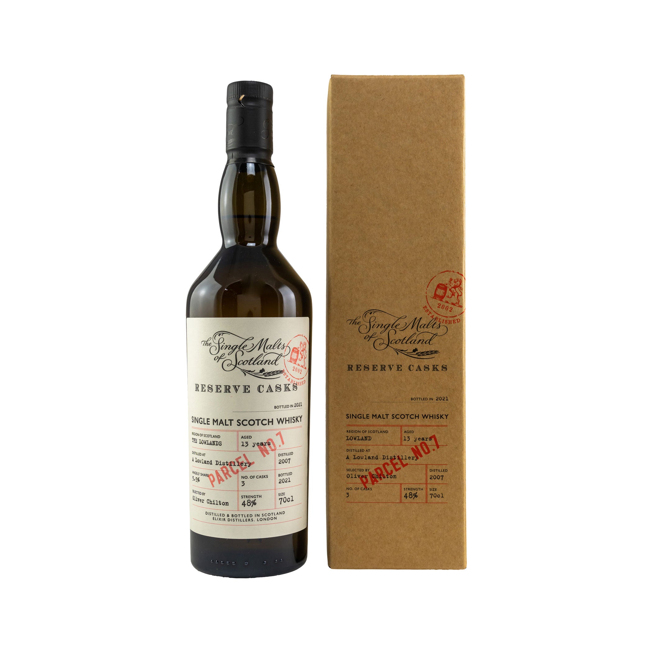 A Lowland Distillery 2007/2021 - 13 Jahre Reserve Cask Parcel 7 -Single Malts of Scotland-