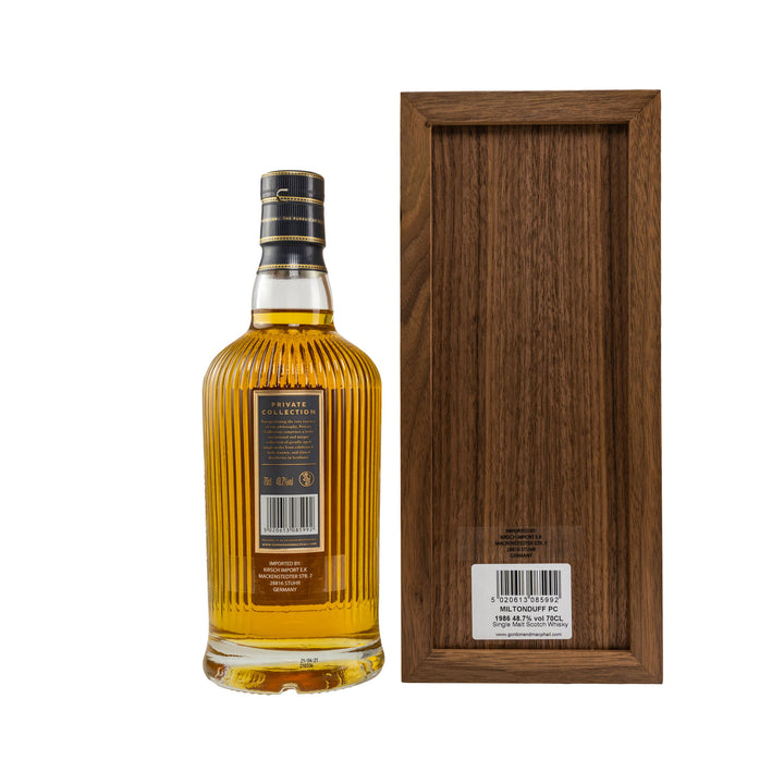 Miltonduff 1986/2021 G&amp;M PVC Private Collection