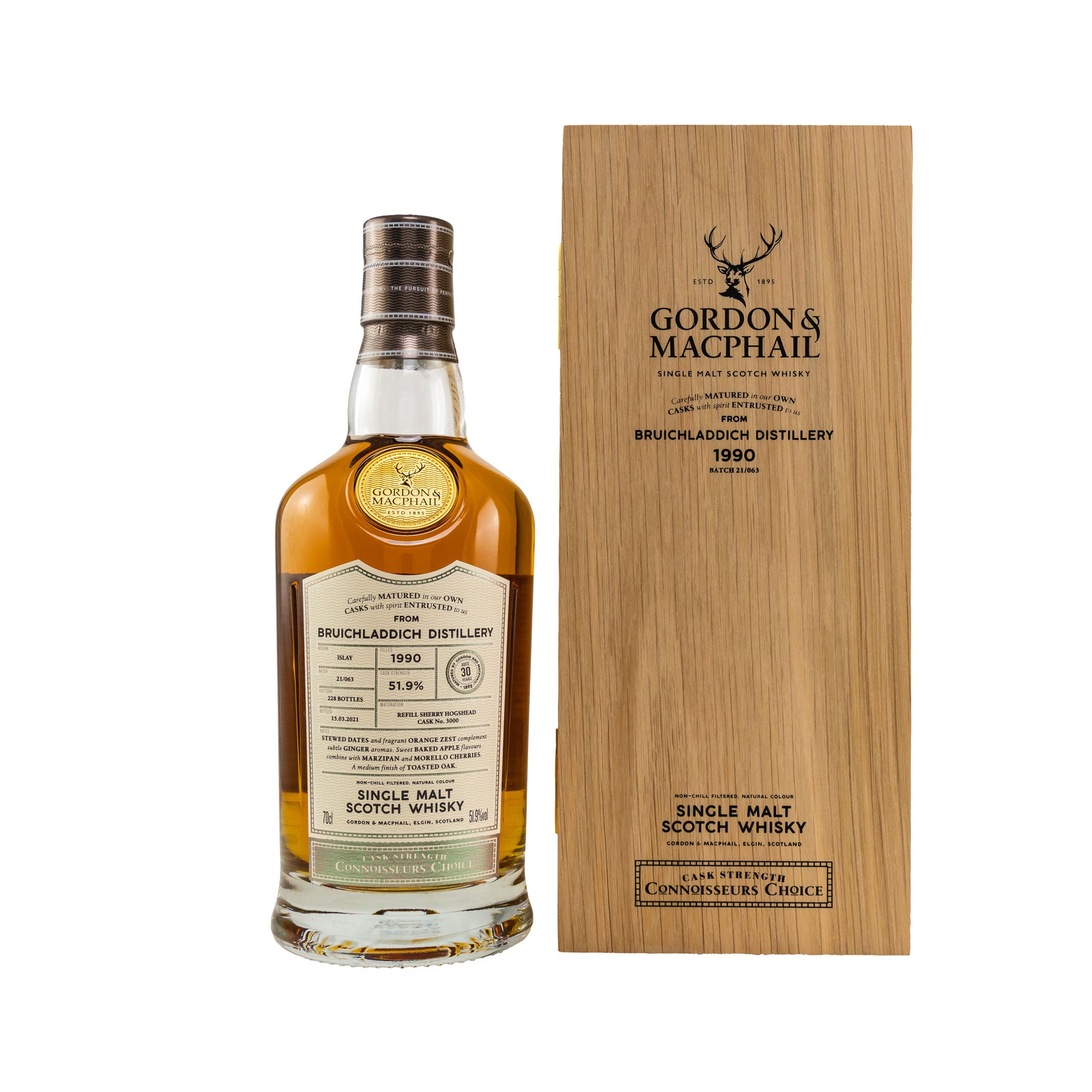 Bruichladdich 1990/2021 G&M CC UPPER NEW RANGE