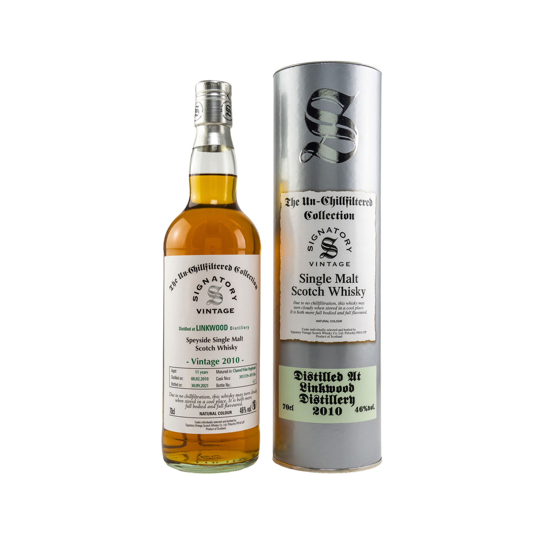 Linkwood 2010/2021 - 11 Jahre Charred Wine Hogsheads No. 301559+301566 The Un-Chillfiltered Collection (Signatory)