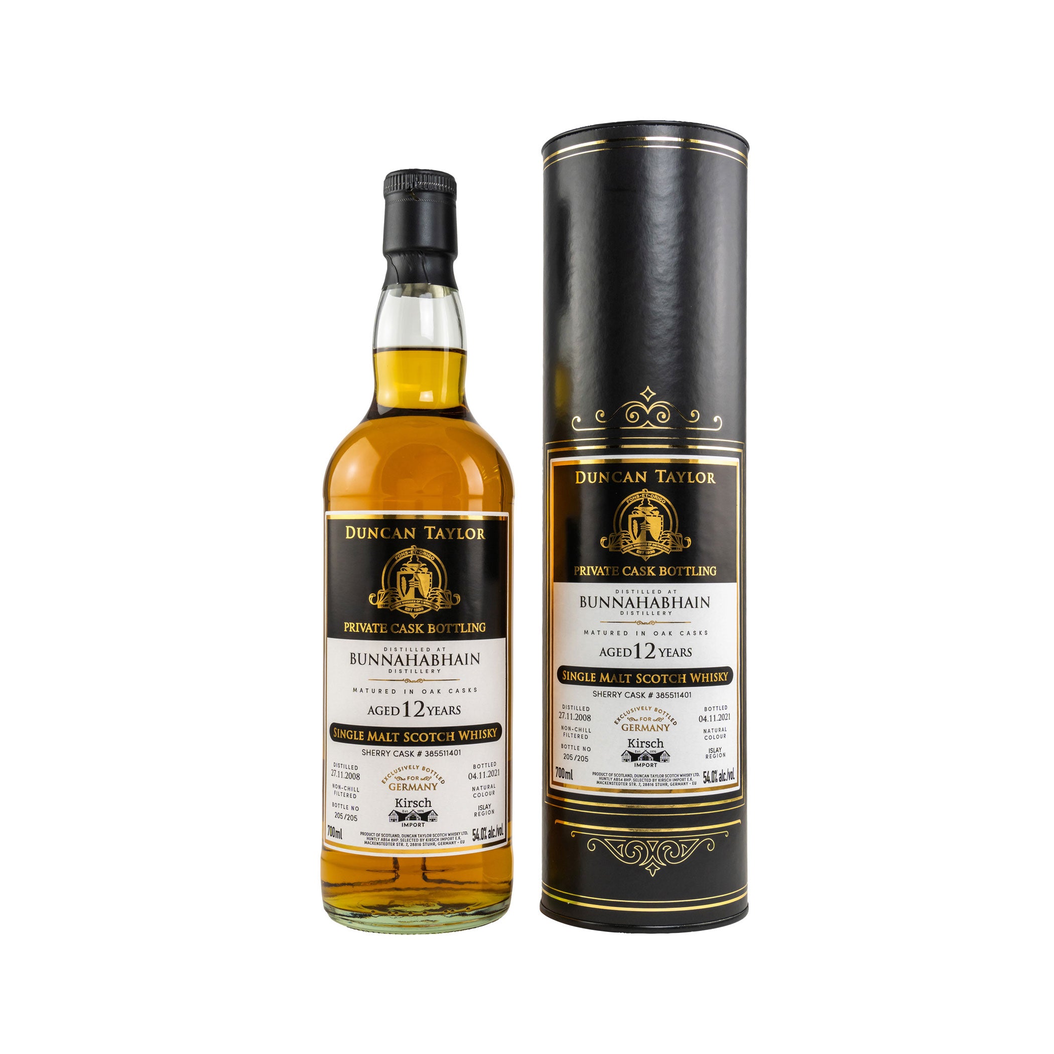 Bunnahabhain 2008/2021  12 Jahre #385511401 Sherry Cask - Duncan Taylor -