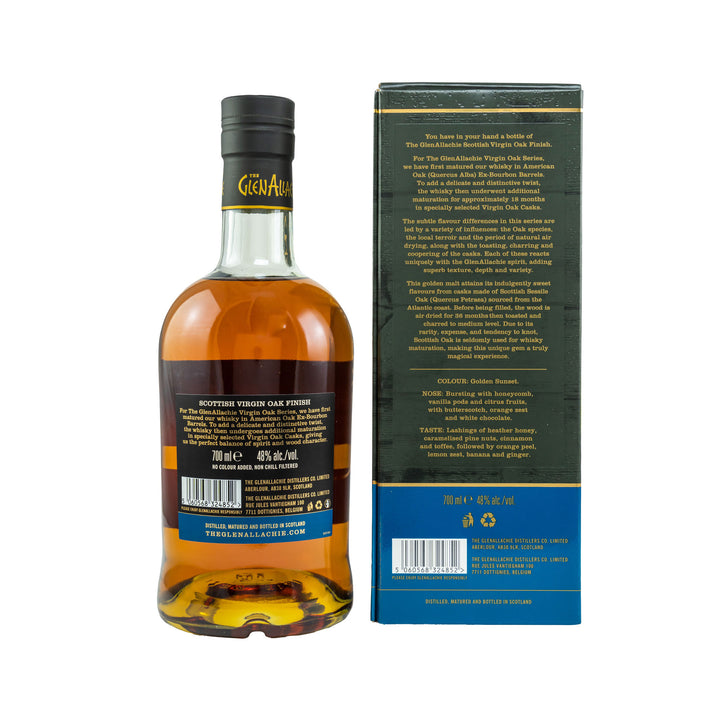 The GlenAllachie 15 Years Old – Scottish Oak Finish Virgin Oak Series