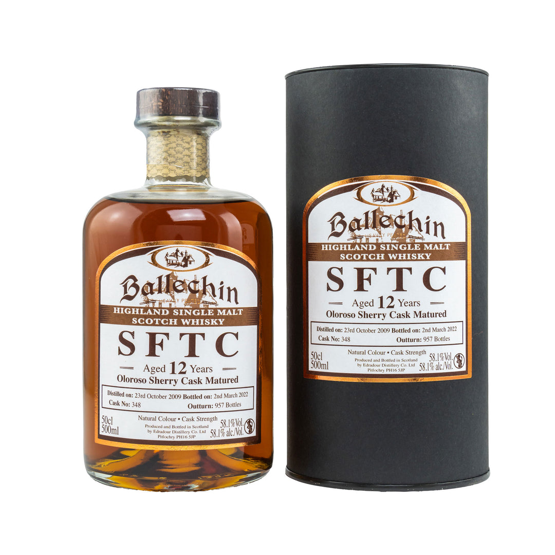 Ballechin 2009/2022 - 12 Jahre Oloroso Sherry Cask No. 348 (SFTC) Straight from the cask