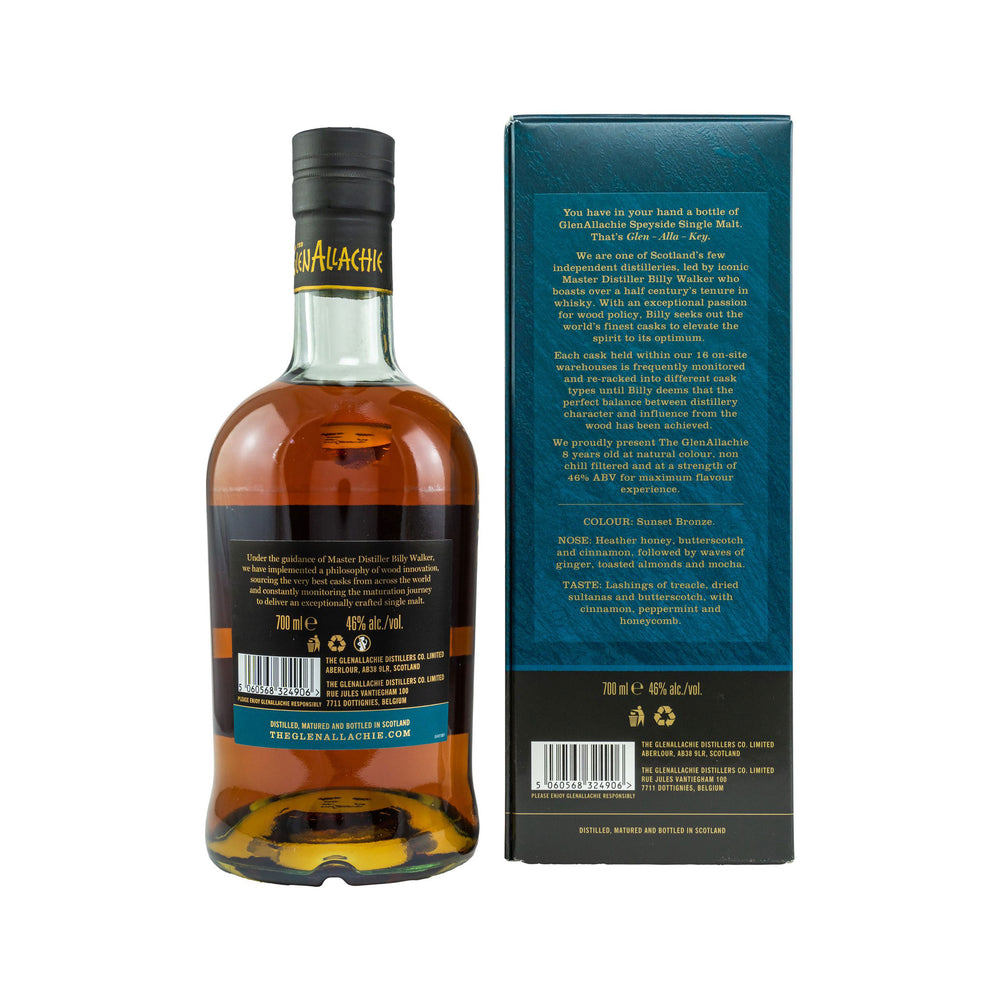 GlenAllachie 8 Years Old, Speyside Single Malt Scotch Whisky