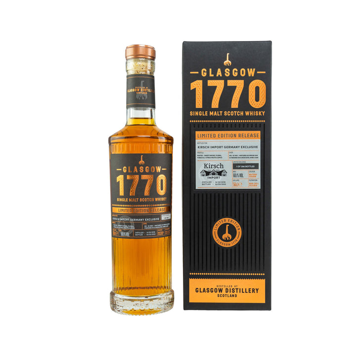 1770 Glasgow - Limited Edition Release - Peated Single Malt Scotch Whisky, Kirsch Import Germany Exclusive
