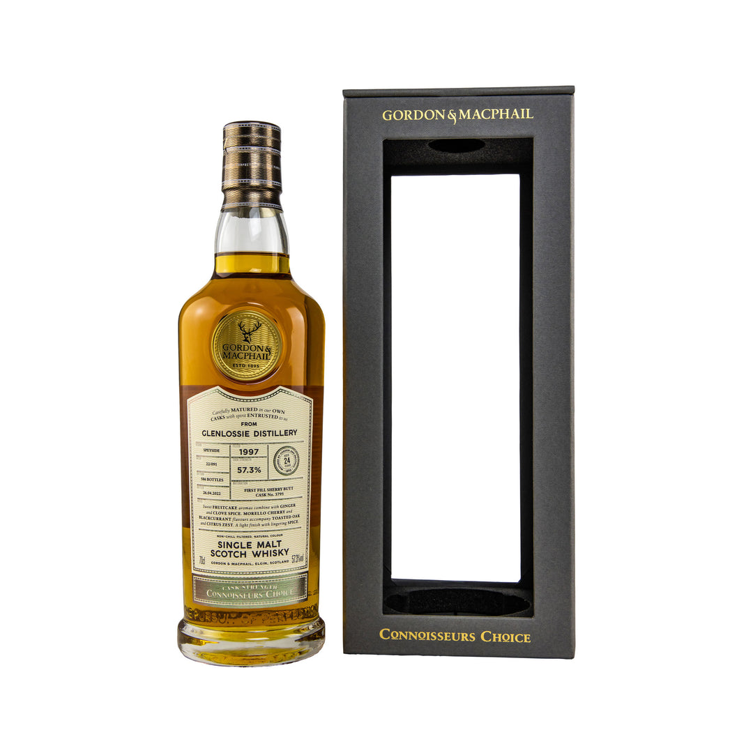 Glenlossie 1997/2022 - 24 Years First Fill Sherry Butt No. 3795 Connoisseurs Choice - Gordon & MacPhail