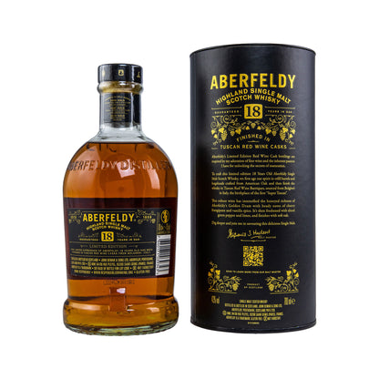 Aberfeldy 18 Jahre - Bolgheri Italian - Red Wine Casks