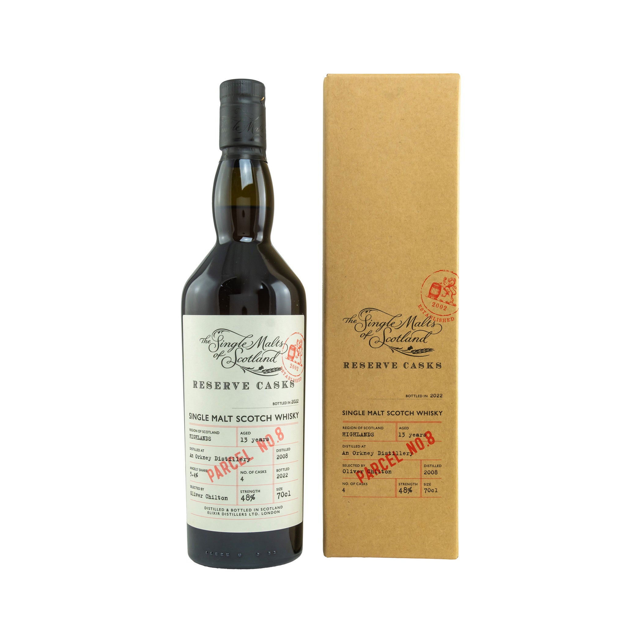 Orkney 2008/2022 - 13 Jahre - The Single Malts of Scotland - Reserve Cask Parcel 8