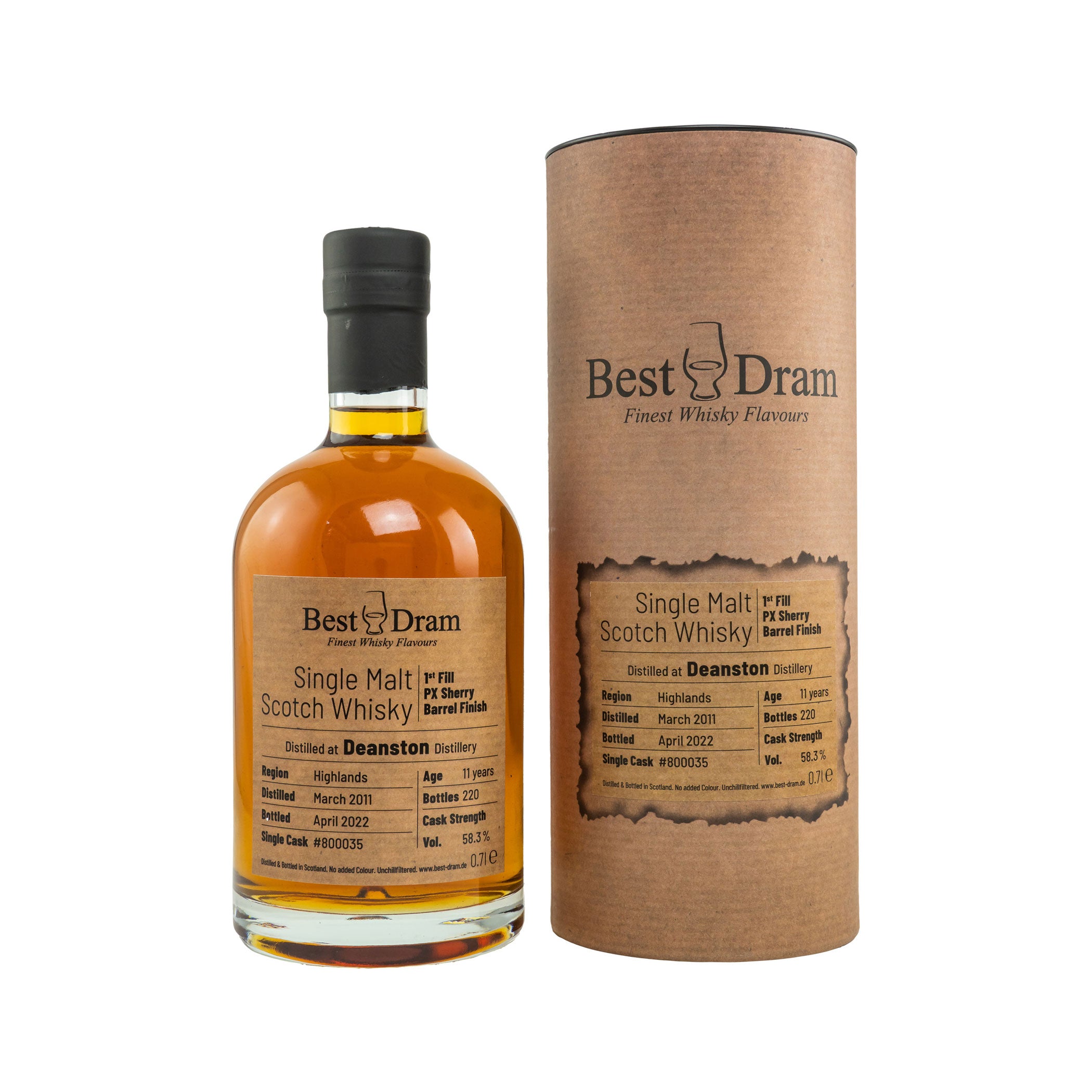 Deanston 2011/2022 - 11 Jahre - PX Barrel #800035 - Best Dram