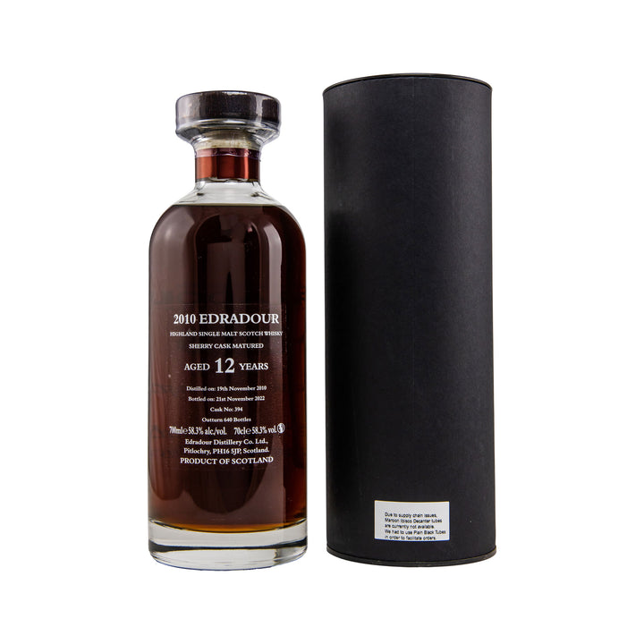 Edradour 2010/2022 - 12 Years Old - Natural Cask Strength - 