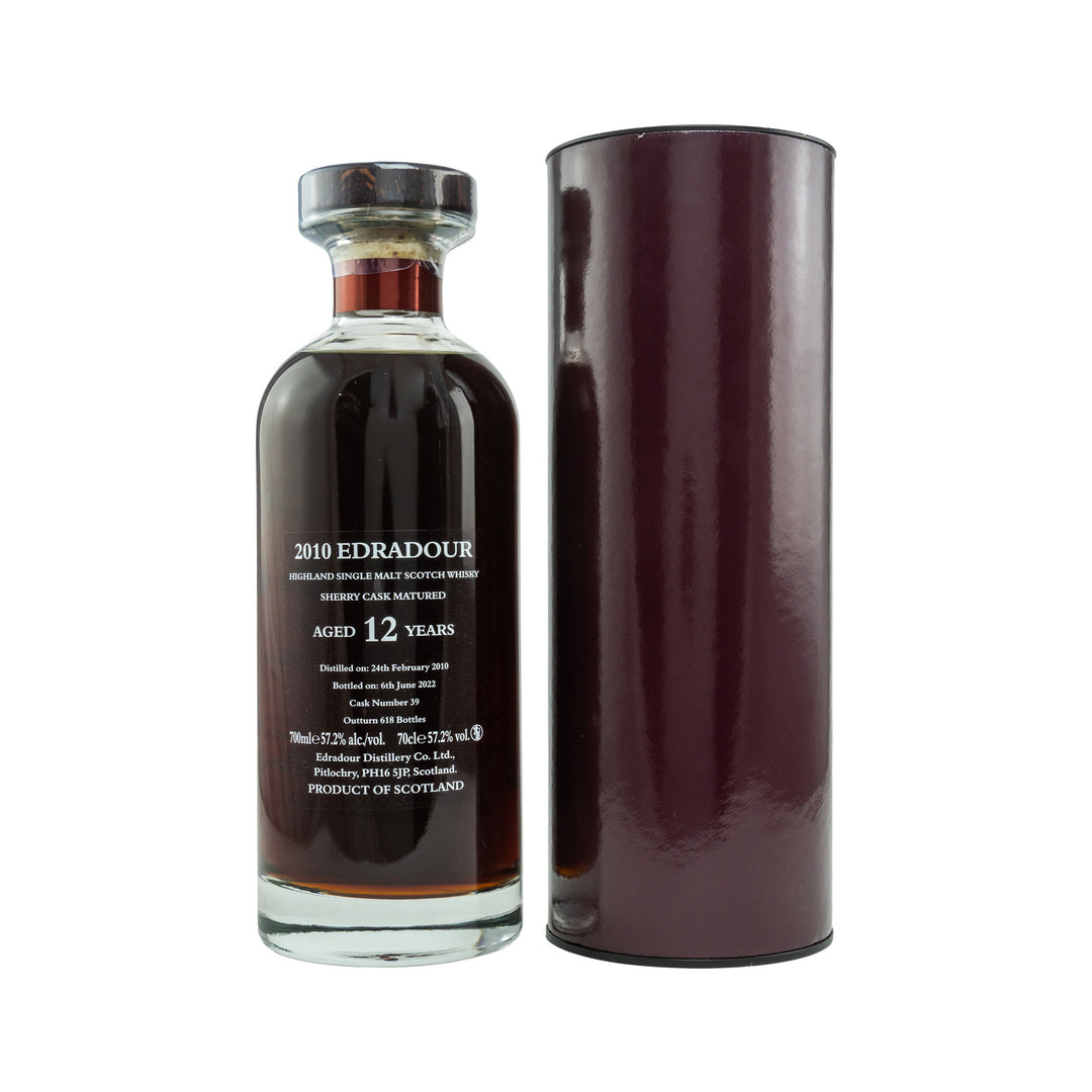 Edradour 2010/2022 - 12 Years Old - Natural Cask Strength - #39 - Ibisco Sherry