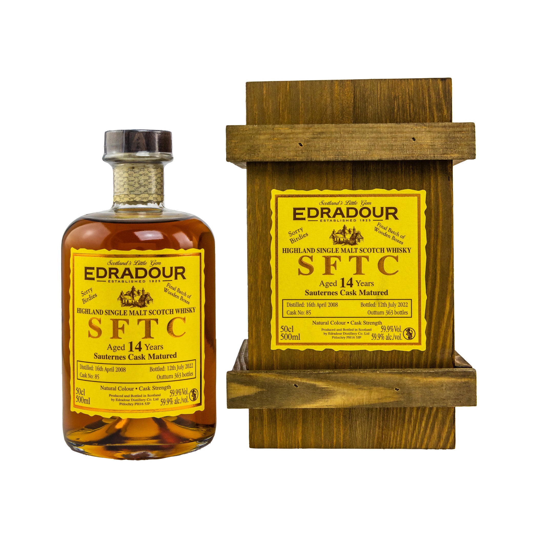 Edradour 2008/2022 - 14 Jahre - Straight from the Cask - Sauternes - #85