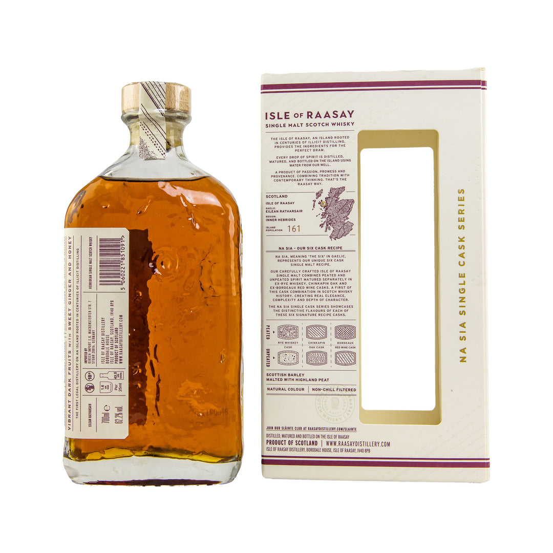 Isle of Raasay Unpeated Chinkapin Oak Cask - Hebridean Single Malt Scotch Whisky - Na Sia Single Cask Series