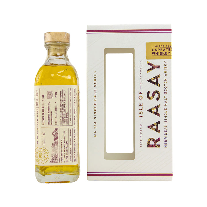 Isle of Raasay Unpeated First Fill Rye Whiskey Cask - Hebridean Single Malt Scotch Whisky - Na Sia Single Cask Series