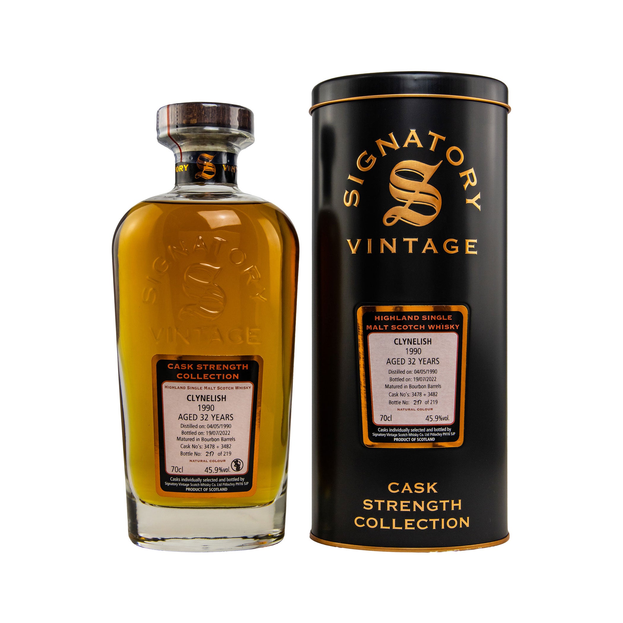 Clynelish 1990/2022 - Signatory Vintage Highland Single Malt Scotch Whisky - Cask Strength Collection