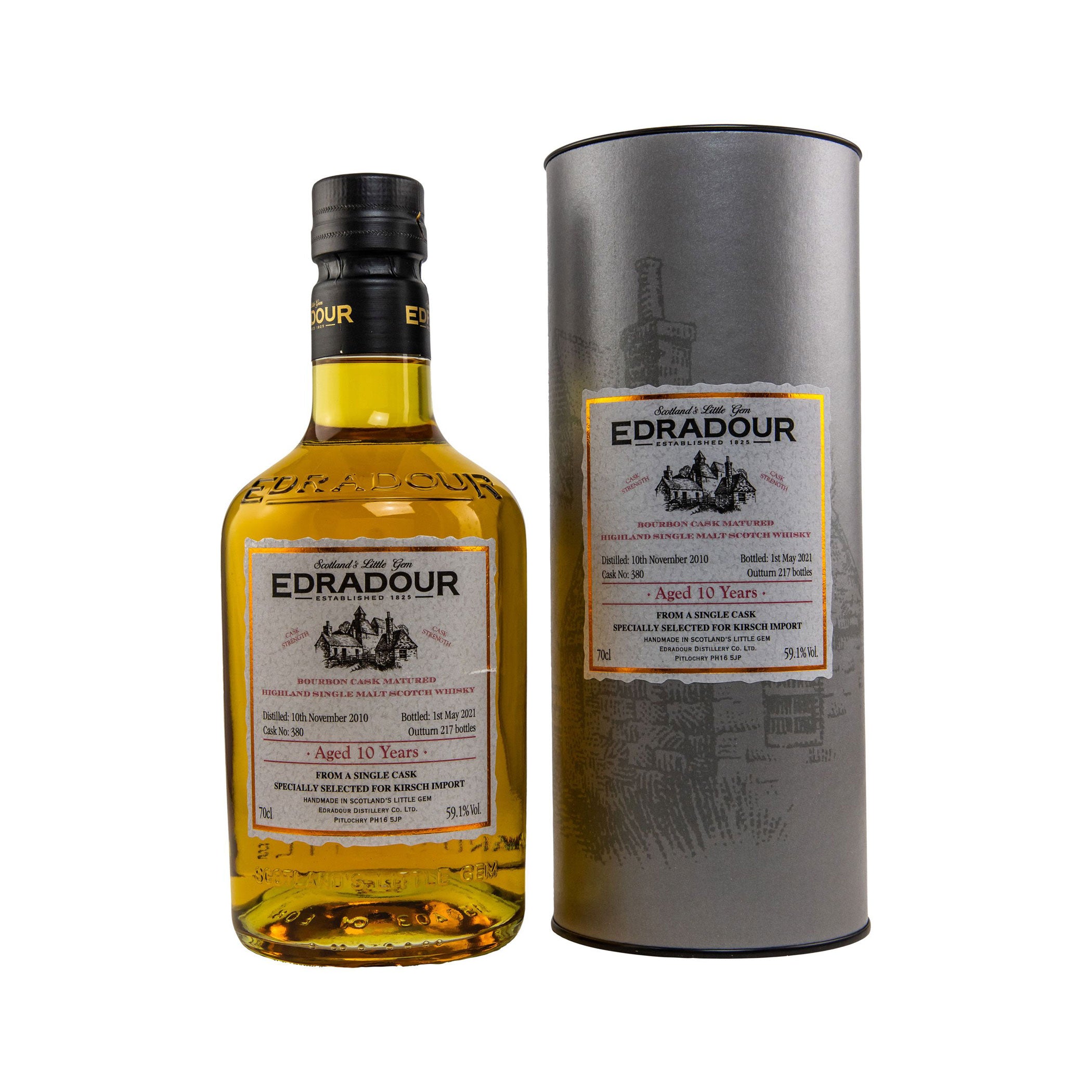 Edradour 2010/2021 - 10 Jahre - Bourbon Cask #380
